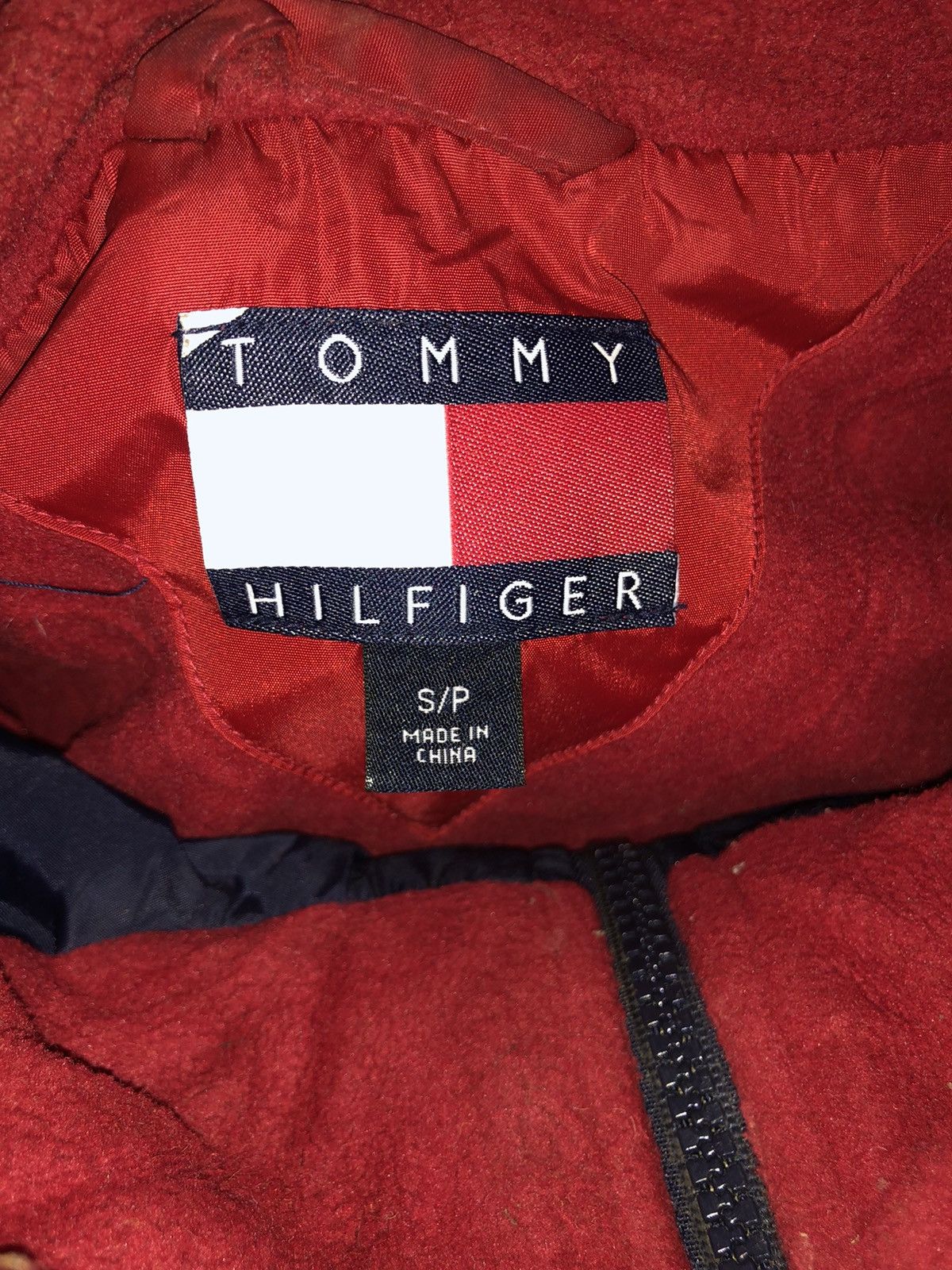 Tommy Hilfiger Tommy Hilfiger Inner Fleece Jacket Spellout logo Size US L / EU 52-54 / 3 - 4 Thumbnail