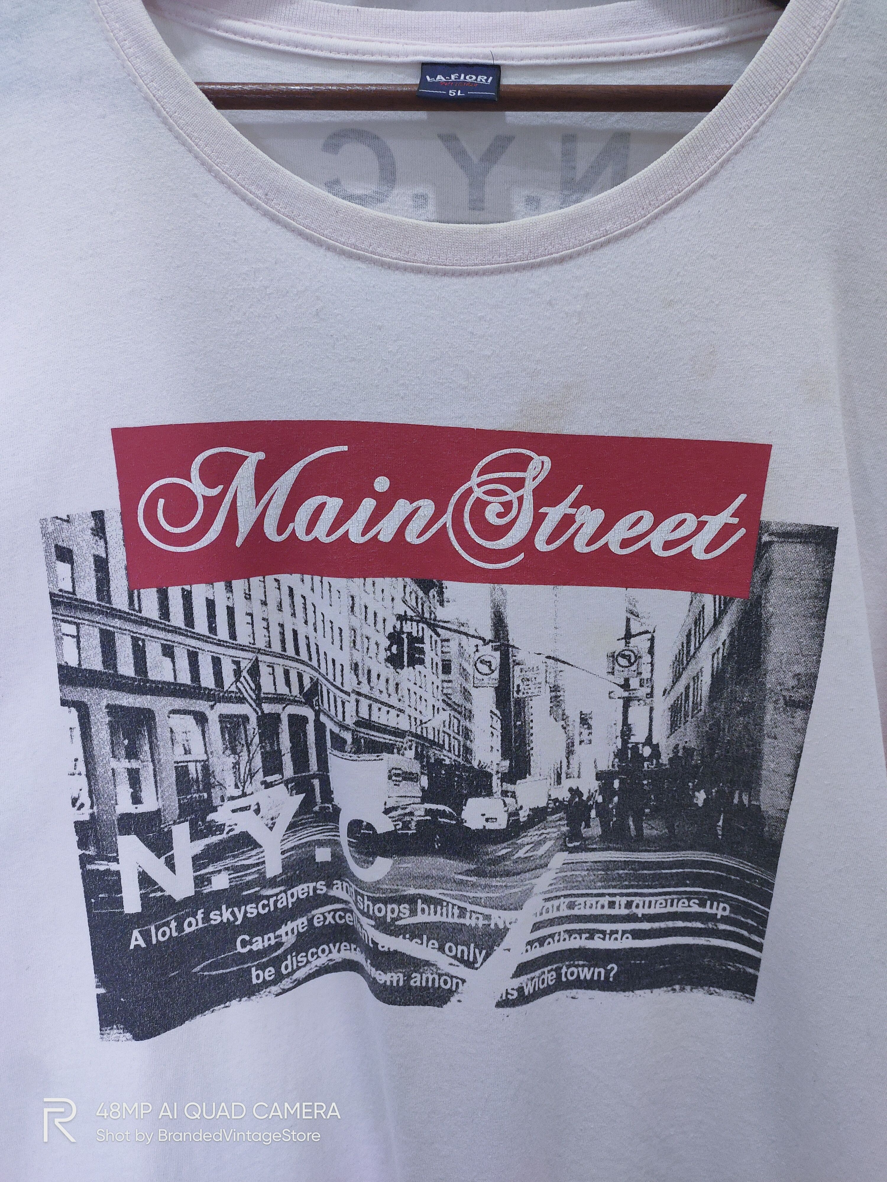 City Streets × Saturdays NYC × Vintage LAFIORI NEW YORK CITY MainStreet Vintage Graphic Sweatshirt Size US XXL / EU 58 / 5 - 6 Thumbnail