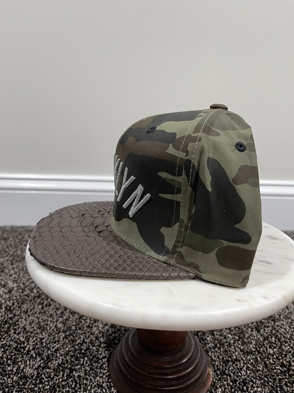 Just Don Just Don x Mitchell & Ness NBA Brooklyn Net Camo Hat Size ONE SIZE - 2 Thumbnail