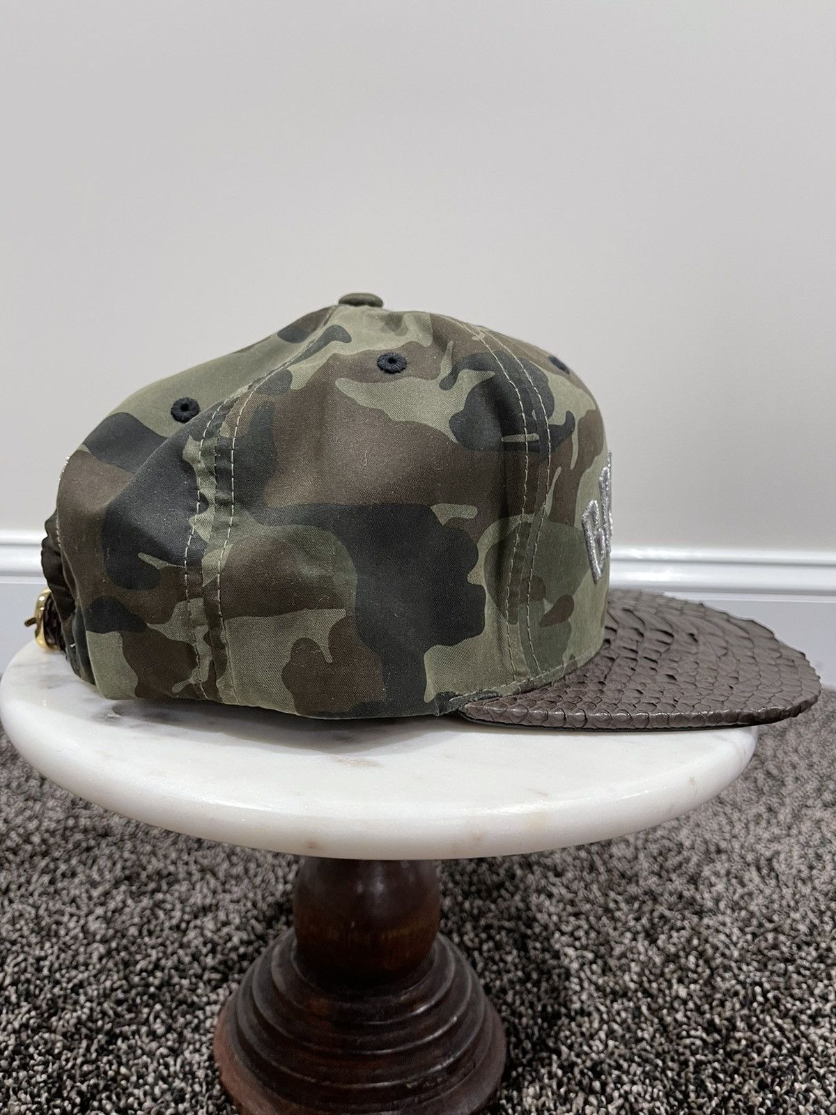 Just Don Just Don x Mitchell & Ness NBA Brooklyn Net Camo Hat Size ONE SIZE - 4 Thumbnail