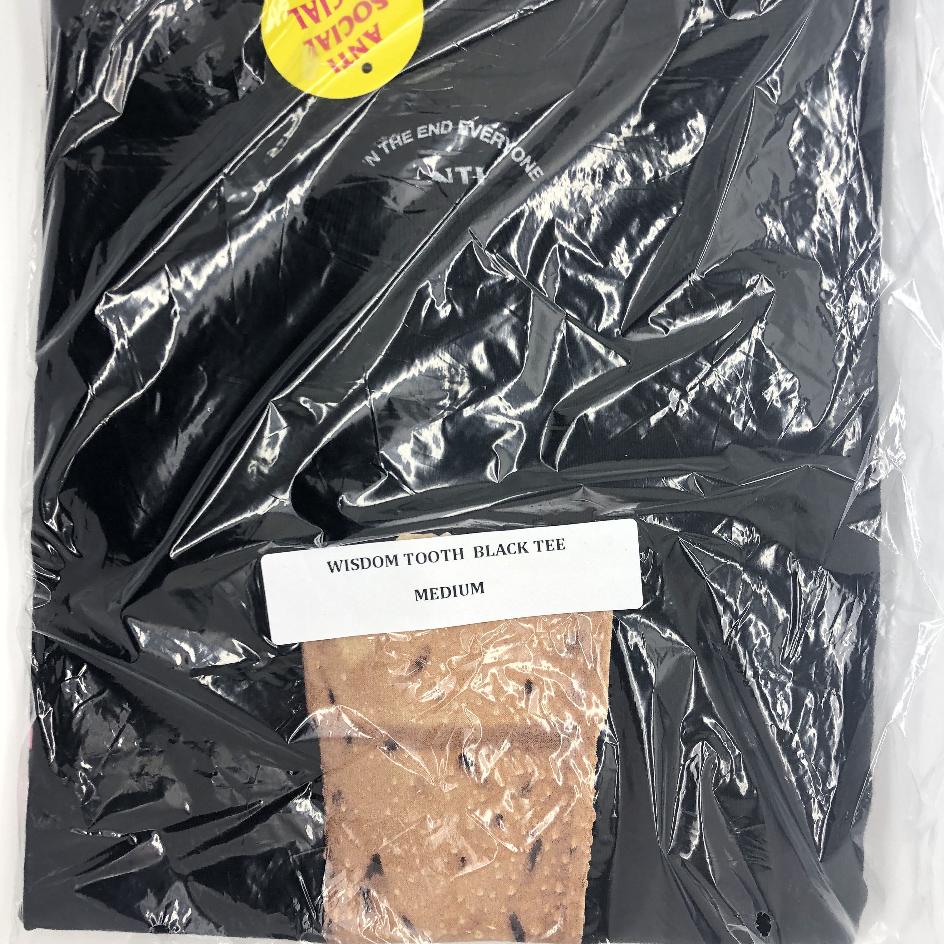 Anti Social Social Club DS ASSC Sensitive Wisdom Tooth Black Tee Bape Kith FTP FOG Size US M / EU 48-50 / 2 - 3 Thumbnail