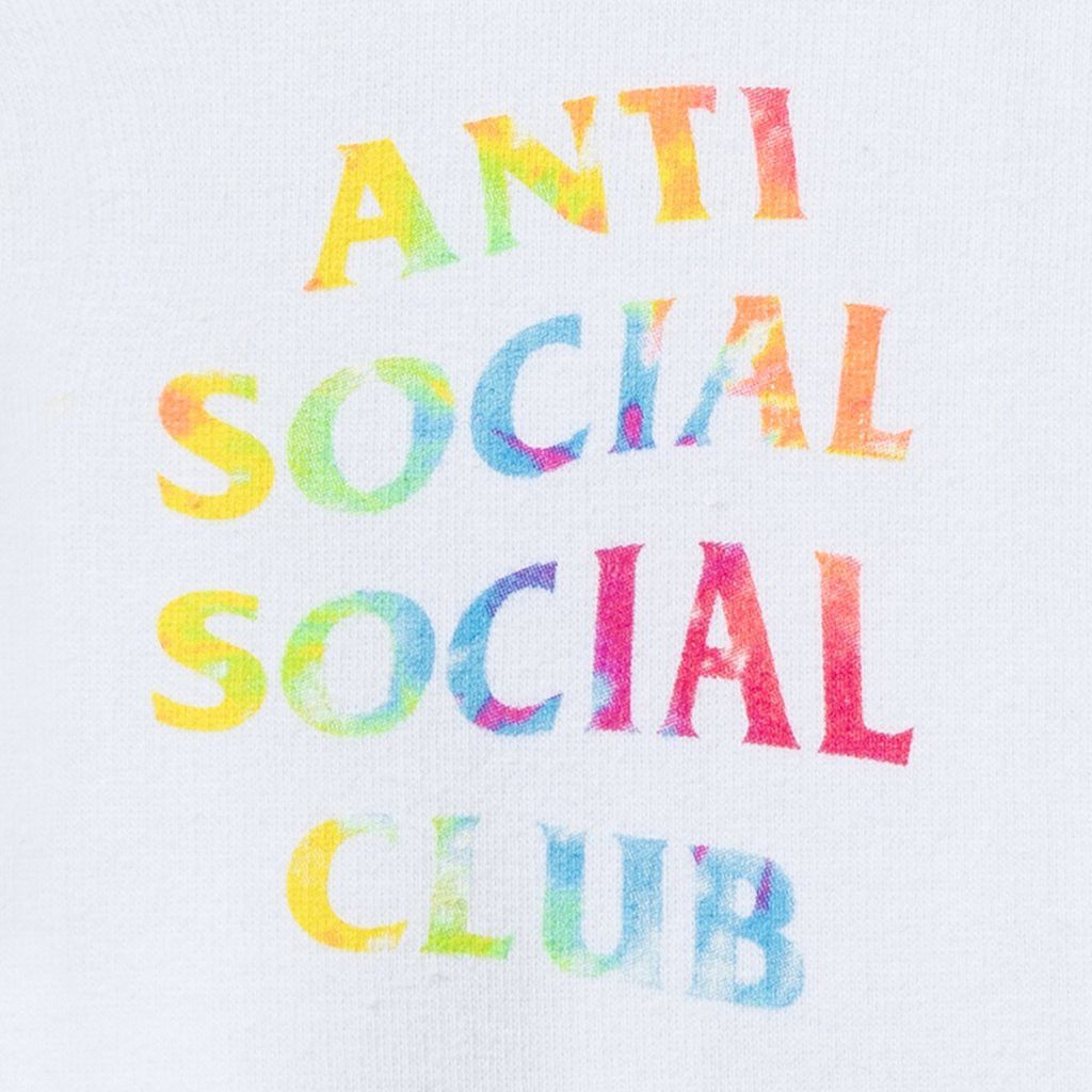 Anti Social Social Club DS ASSC Thai Dye Rainbow Logo white Tee in hand kaws Size US S / EU 44-46 / 1 - 3 Thumbnail