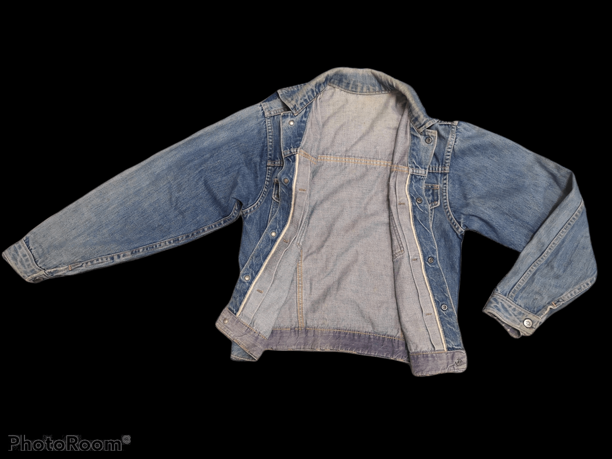Original Montgomery Vintage 1950s Montgomery Ward 101 Denim Jackets Size US M / EU 48-50 / 2 - 6 Thumbnail