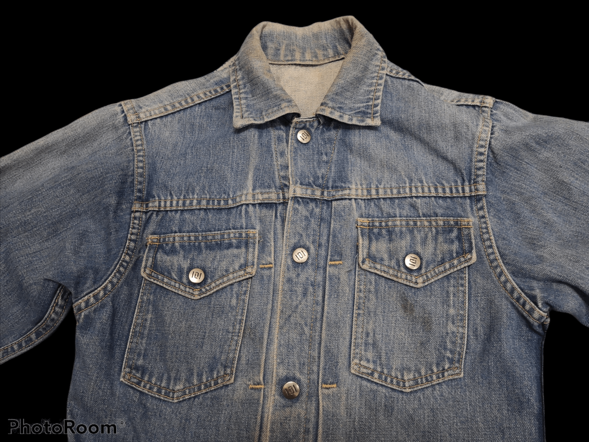 Original Montgomery Vintage 1950s Montgomery Ward 101 Denim Jackets Size US M / EU 48-50 / 2 - 7 Thumbnail