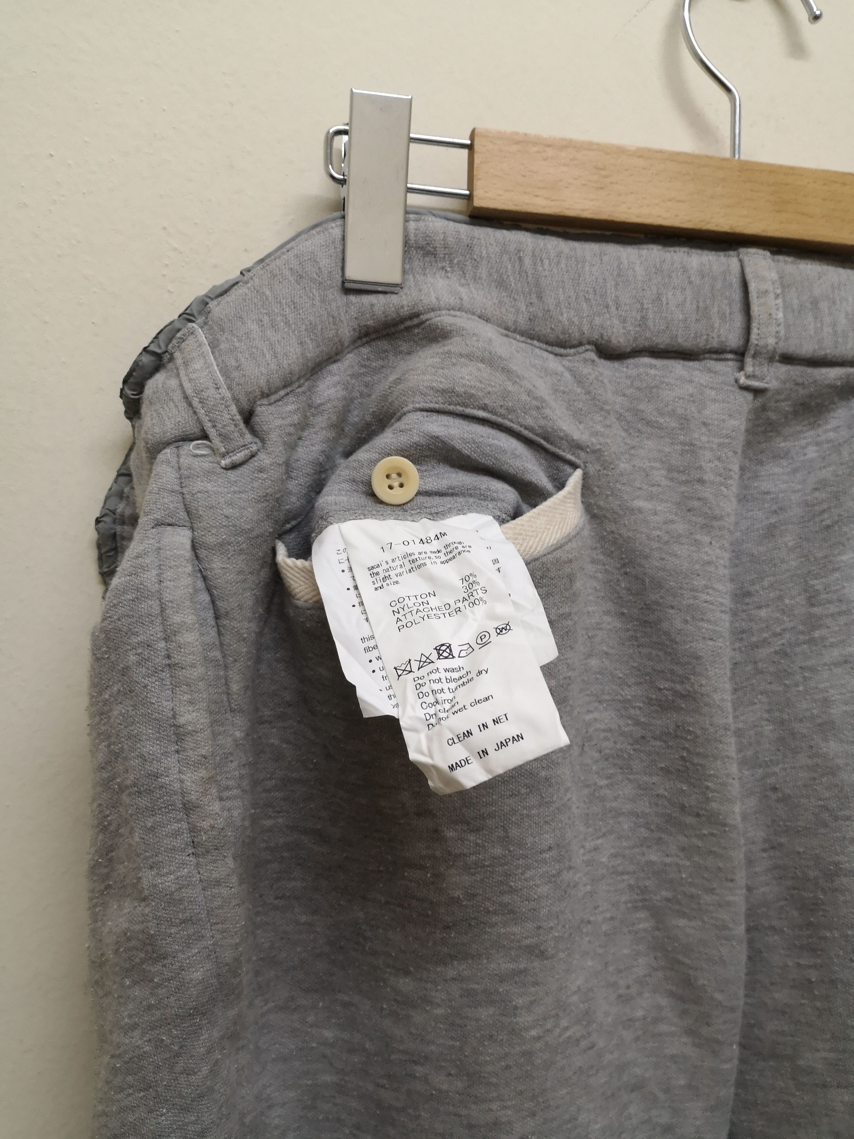 Japanese Brand × Sacai Sacai SS17 Casual Pants in Grey Size US 34 / EU 50 - 12 Thumbnail