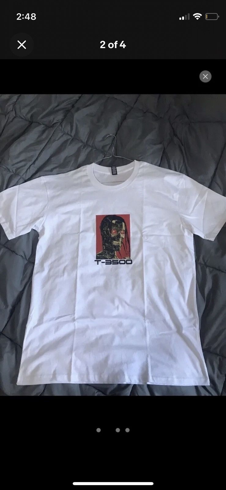 Rap Tees Travis scott T3500 Terminator Tee Utopia Size US XL / EU 56 / 4 - 3 Thumbnail