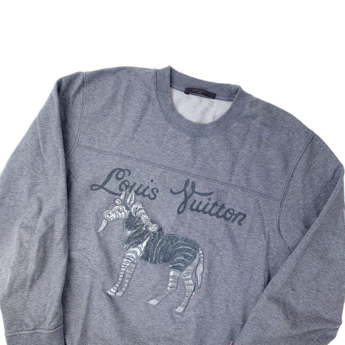 Louis Vuitton Louis Vuitton x Chapman Brothers Grey Sweatshirt Size US S / EU 44-46 / 1 - 1 Thumbnail
