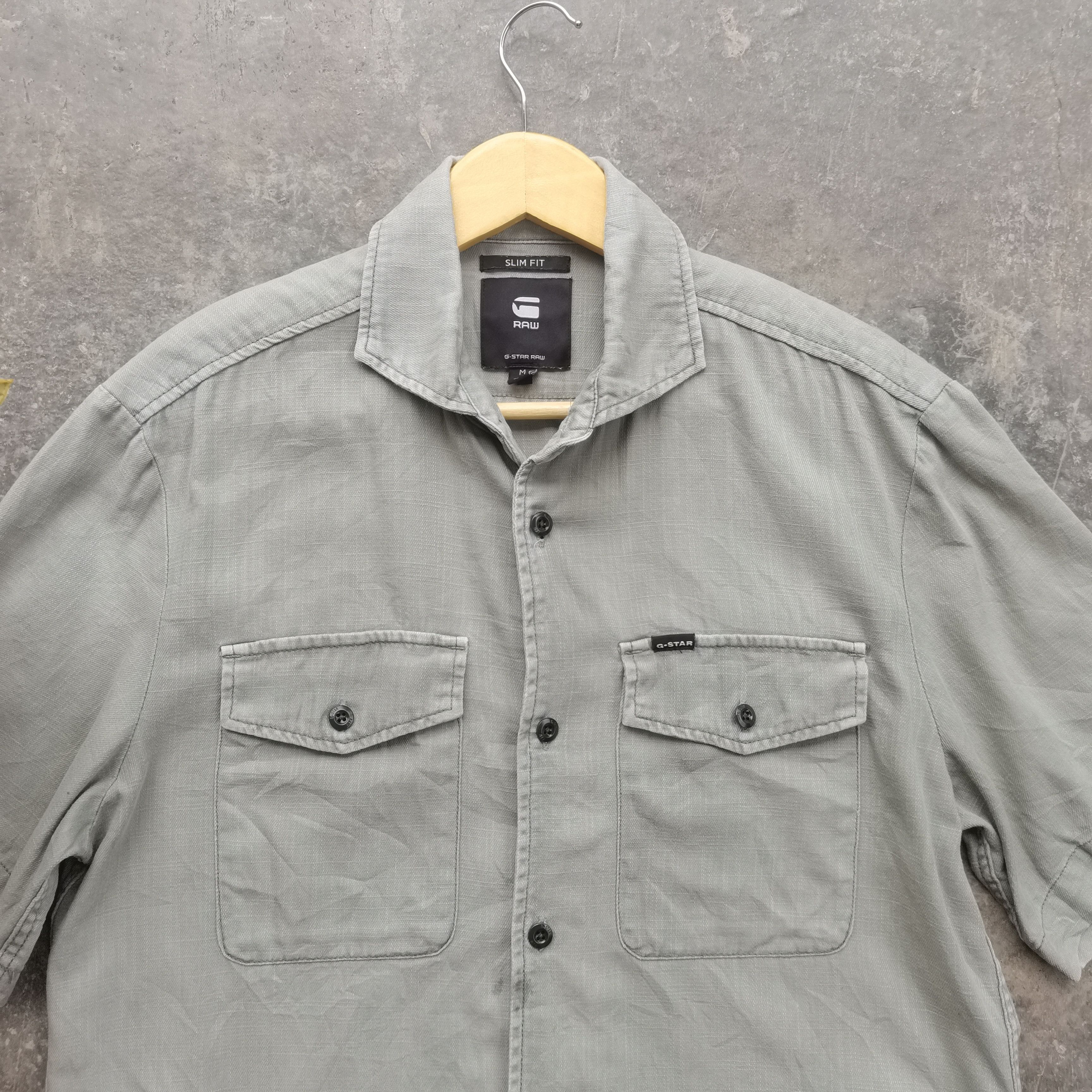 G-Star × Vintage Vintage GStar Raw Button Up Shirt Size US M / EU 48-50 / 2 - 2 Thumbnail