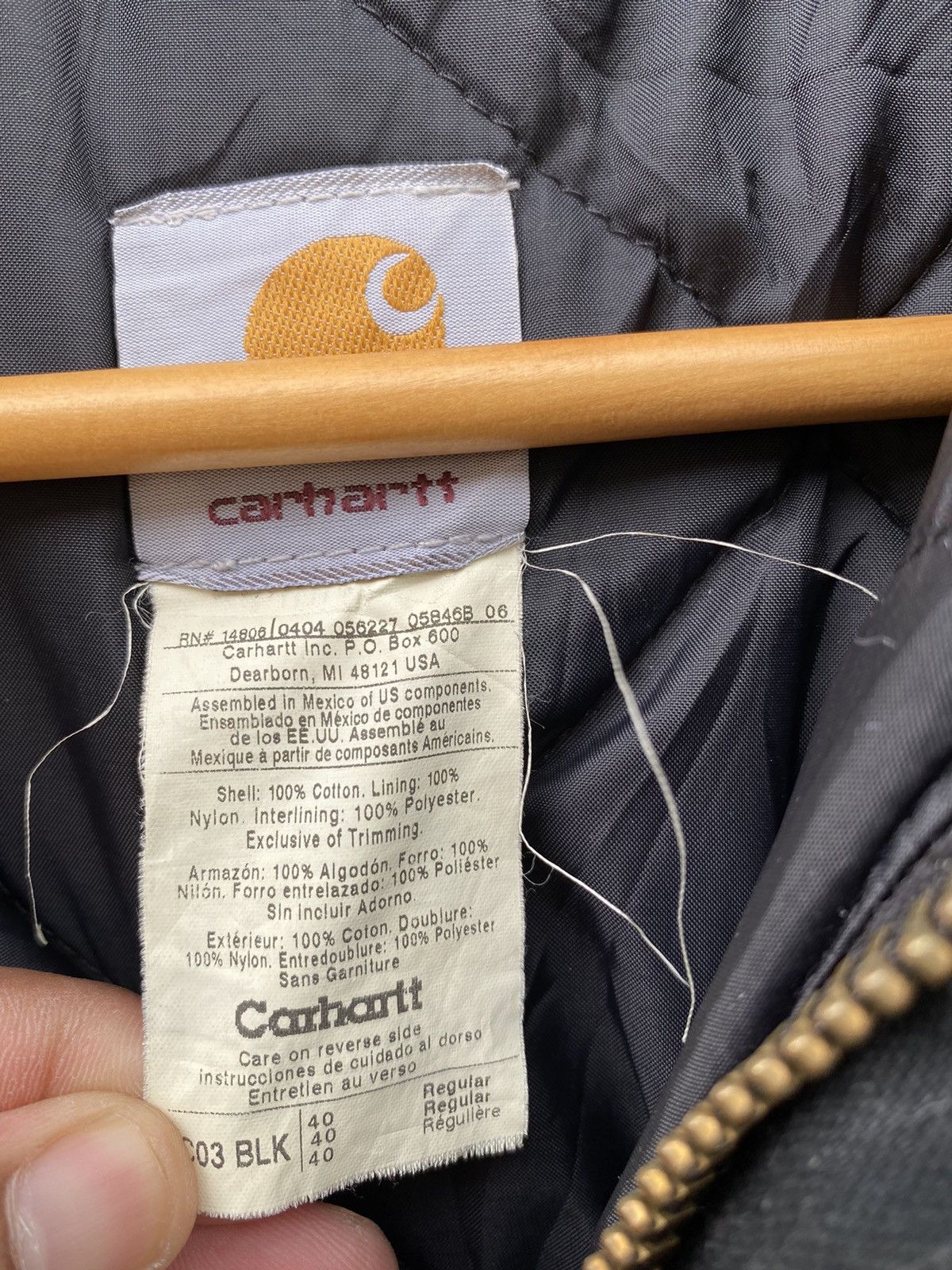 Carhartt Vintage Carhartt Detroit duck dungaree canvas jacket Size US M / EU 48-50 / 2 - 11 Thumbnail