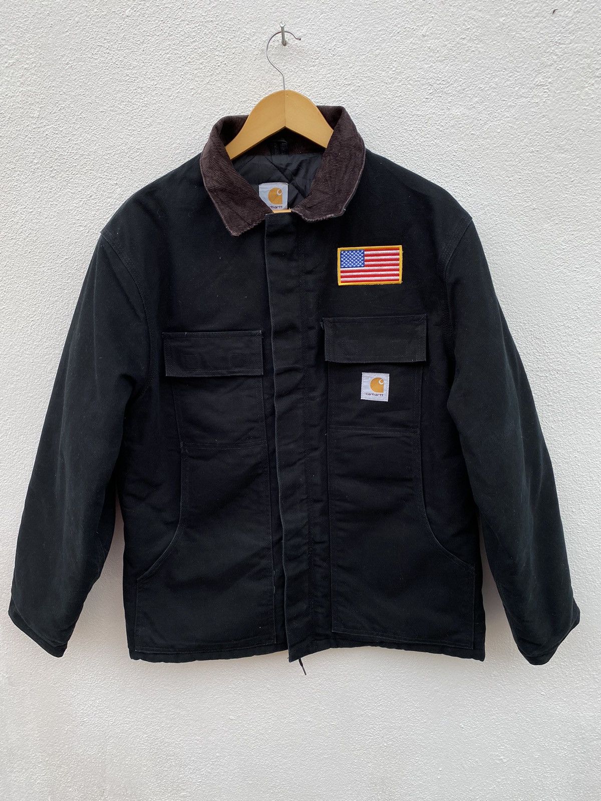 Carhartt Vintage Carhartt Detroit duck dungaree canvas jacket Size US M / EU 48-50 / 2 - 1 Thumbnail