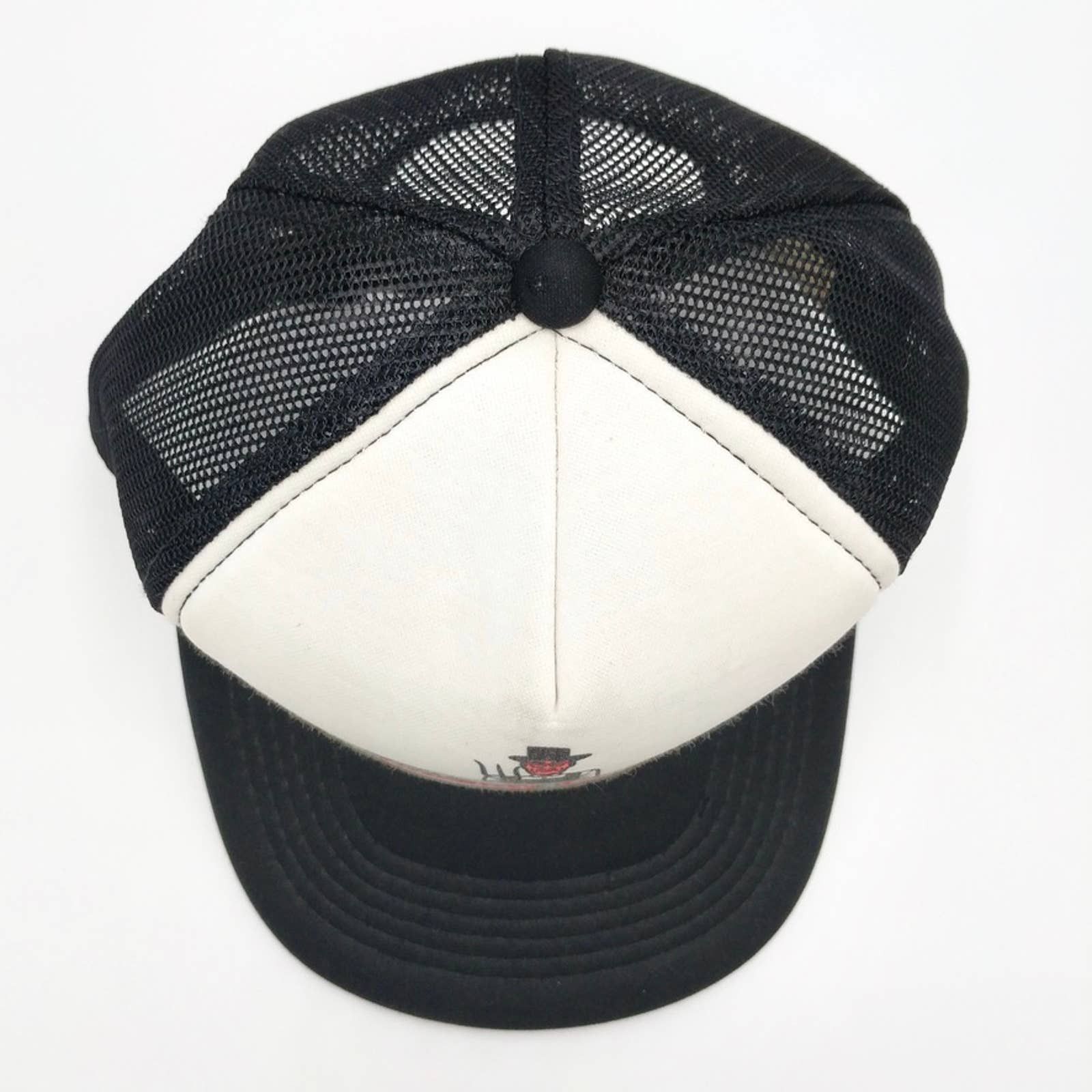 Vintage Vintage Hungry Farmer Snapback Trucker Mesh Hat 80s Cap Size ONE SIZE - 3 Thumbnail