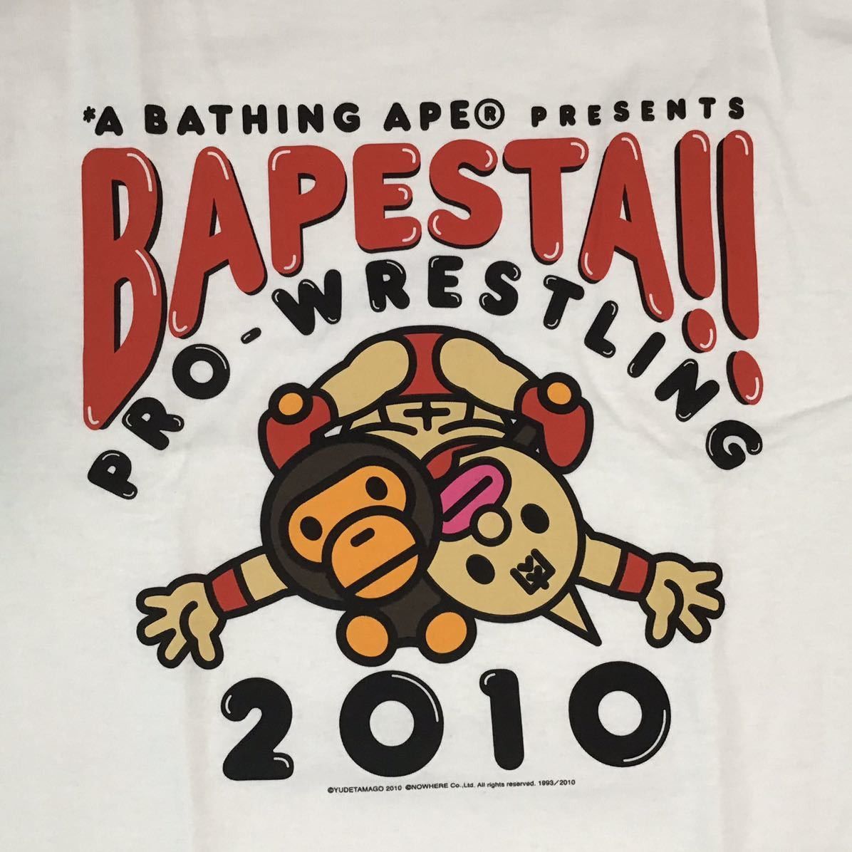 Bape × Nigo BAPE × Kinnikuman BAPE STA PRO WRESTLING Milo T-shirt Size US M / EU 48-50 / 2 - 2 Thumbnail