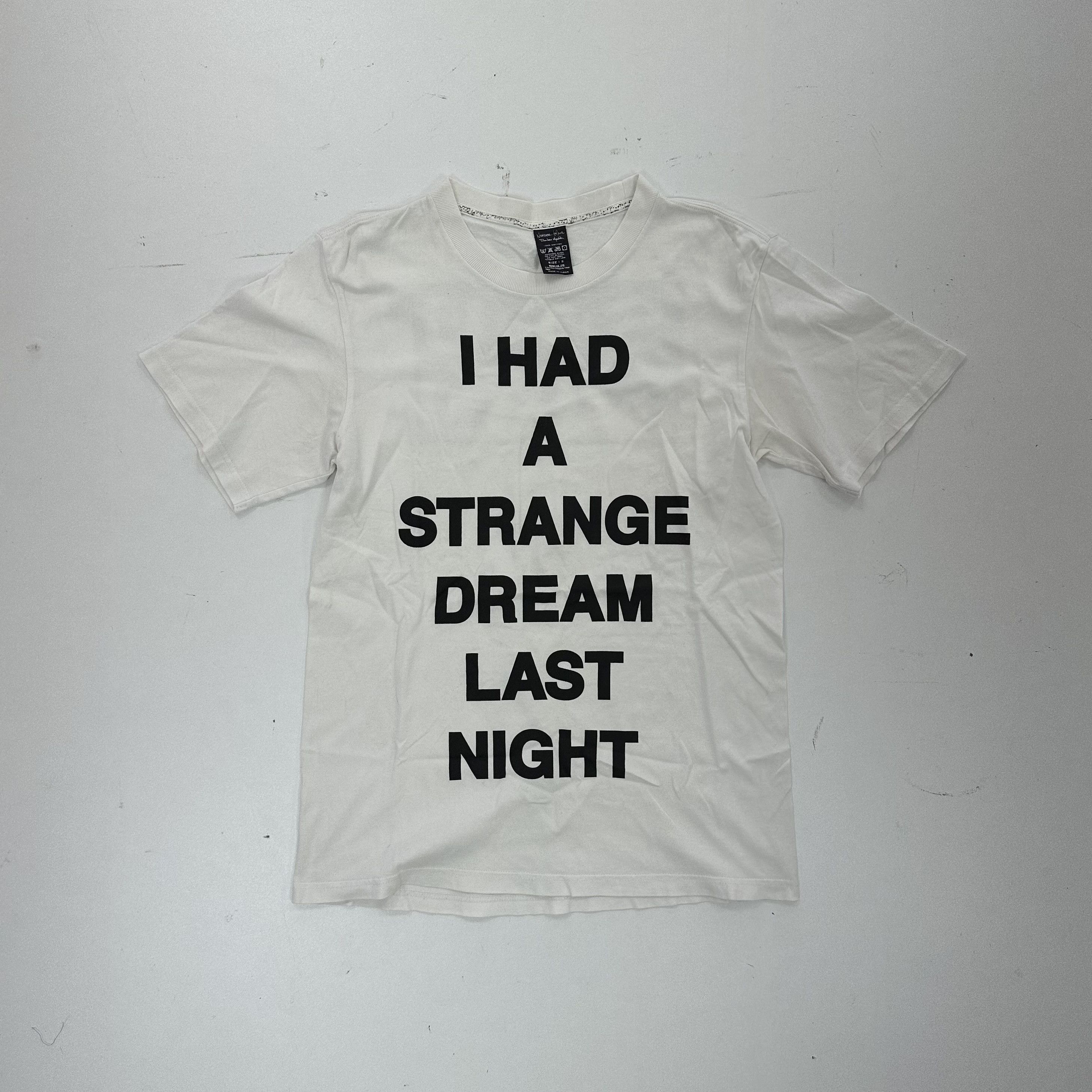 Number (N)ine AW09 Number (N)ine 'I had a strange dream' Slogan T