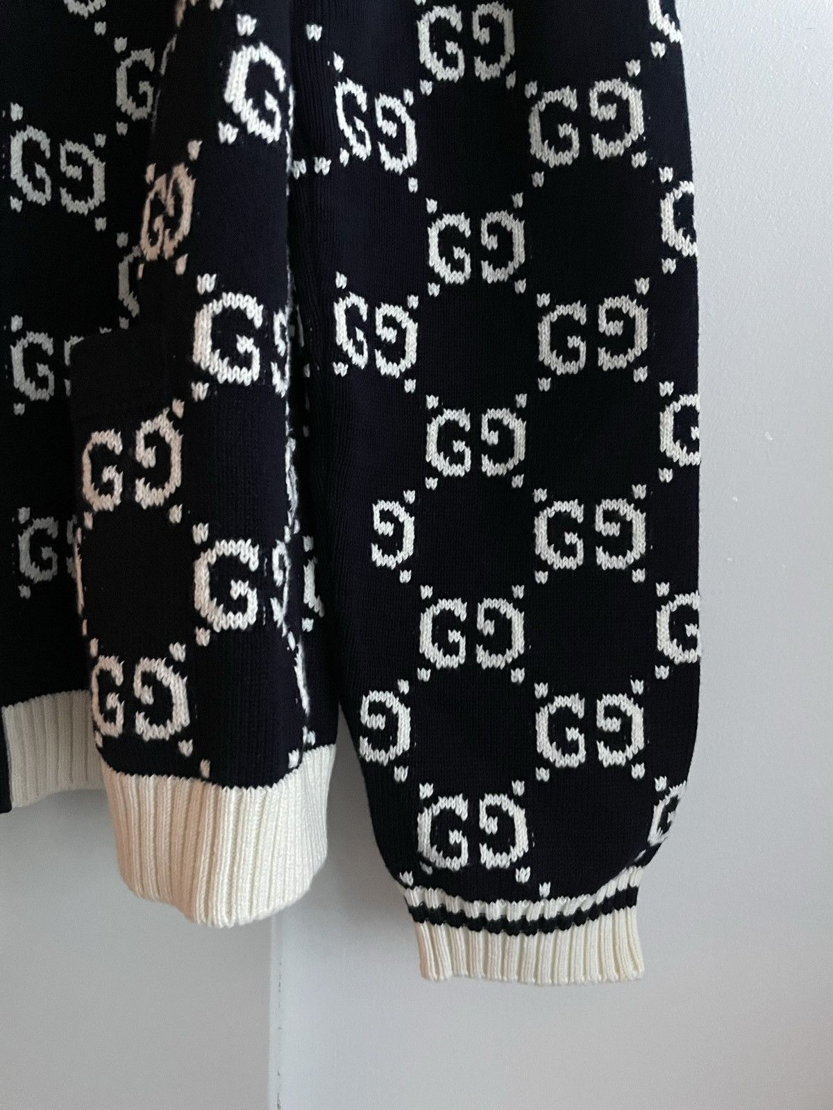 Gucci Rare Super Limited Runway Brand NEW GG Logo Cardigan Sweater Size US M / EU 48-50 / 2 - 25 Thumbnail