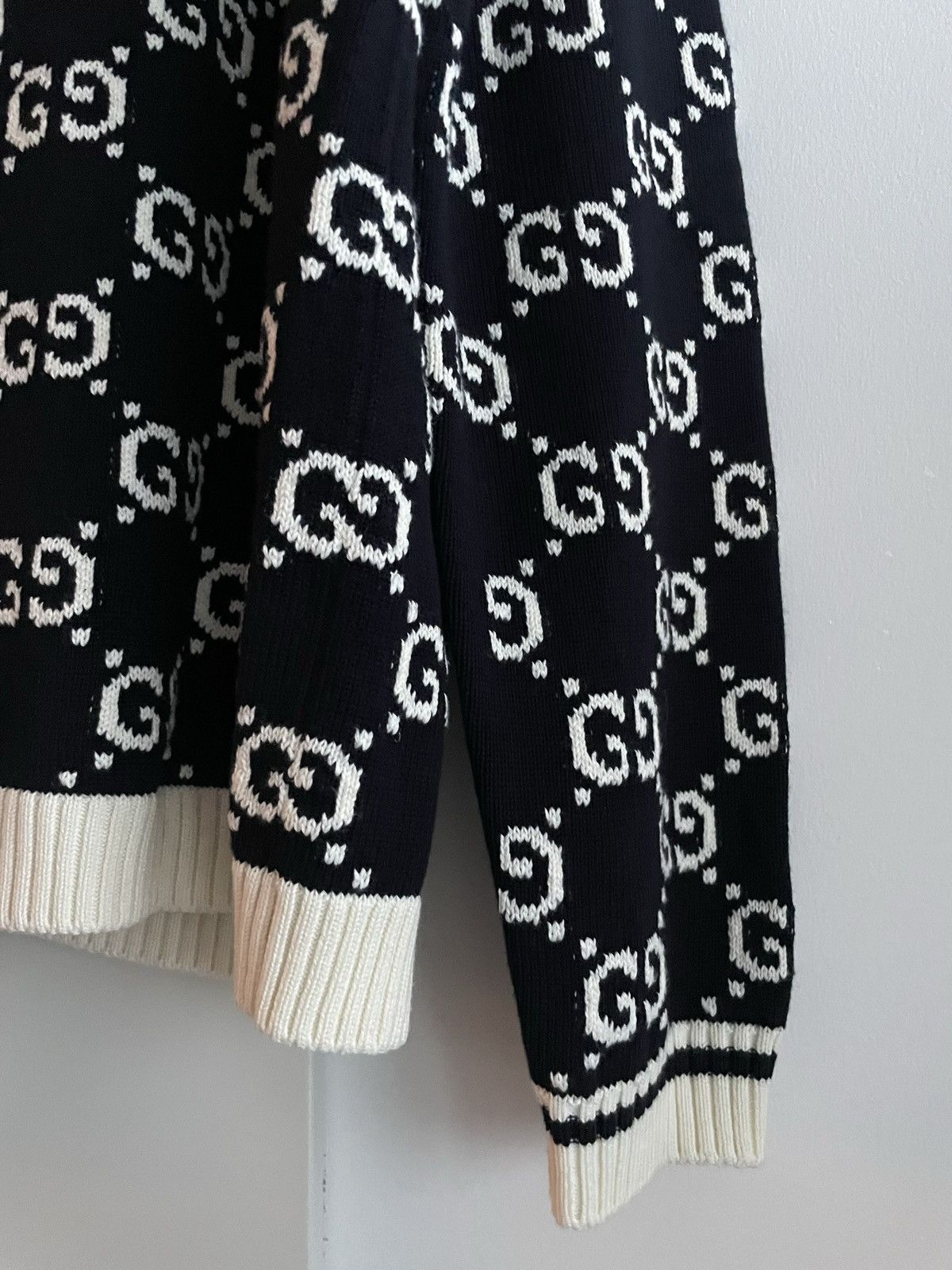 Gucci Rare Super Limited Runway Brand NEW GG Logo Cardigan Sweater Size US M / EU 48-50 / 2 - 21 Thumbnail