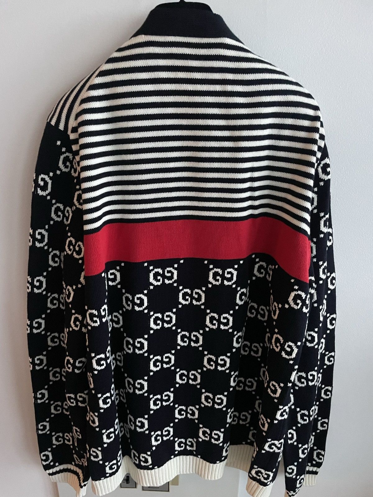 Gucci Rare Super Limited Runway Brand NEW GG Logo Cardigan Sweater Size US M / EU 48-50 / 2 - 23 Thumbnail