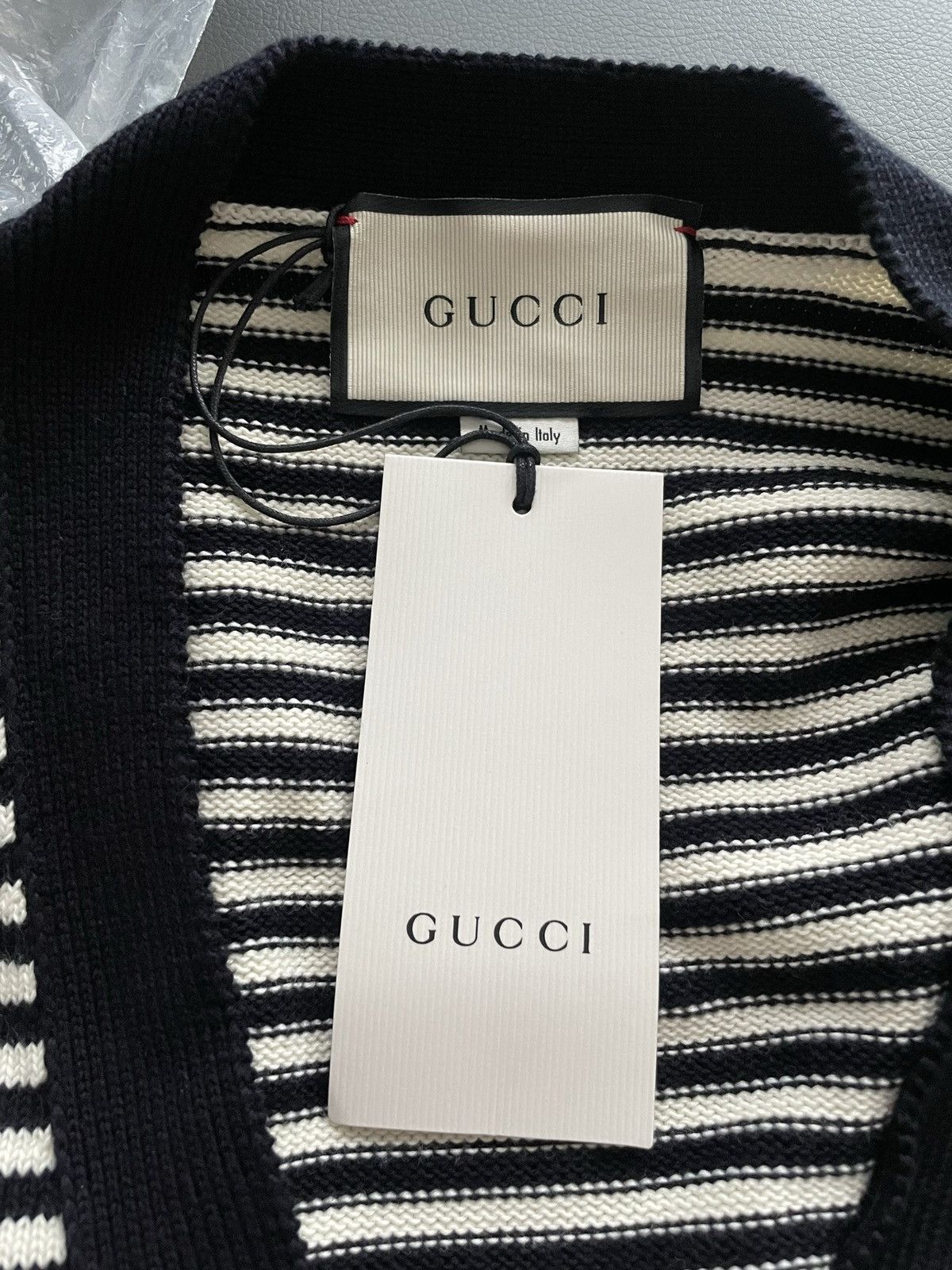 Gucci Rare Super Limited Runway Brand NEW GG Logo Cardigan Sweater Size US M / EU 48-50 / 2 - 17 Thumbnail