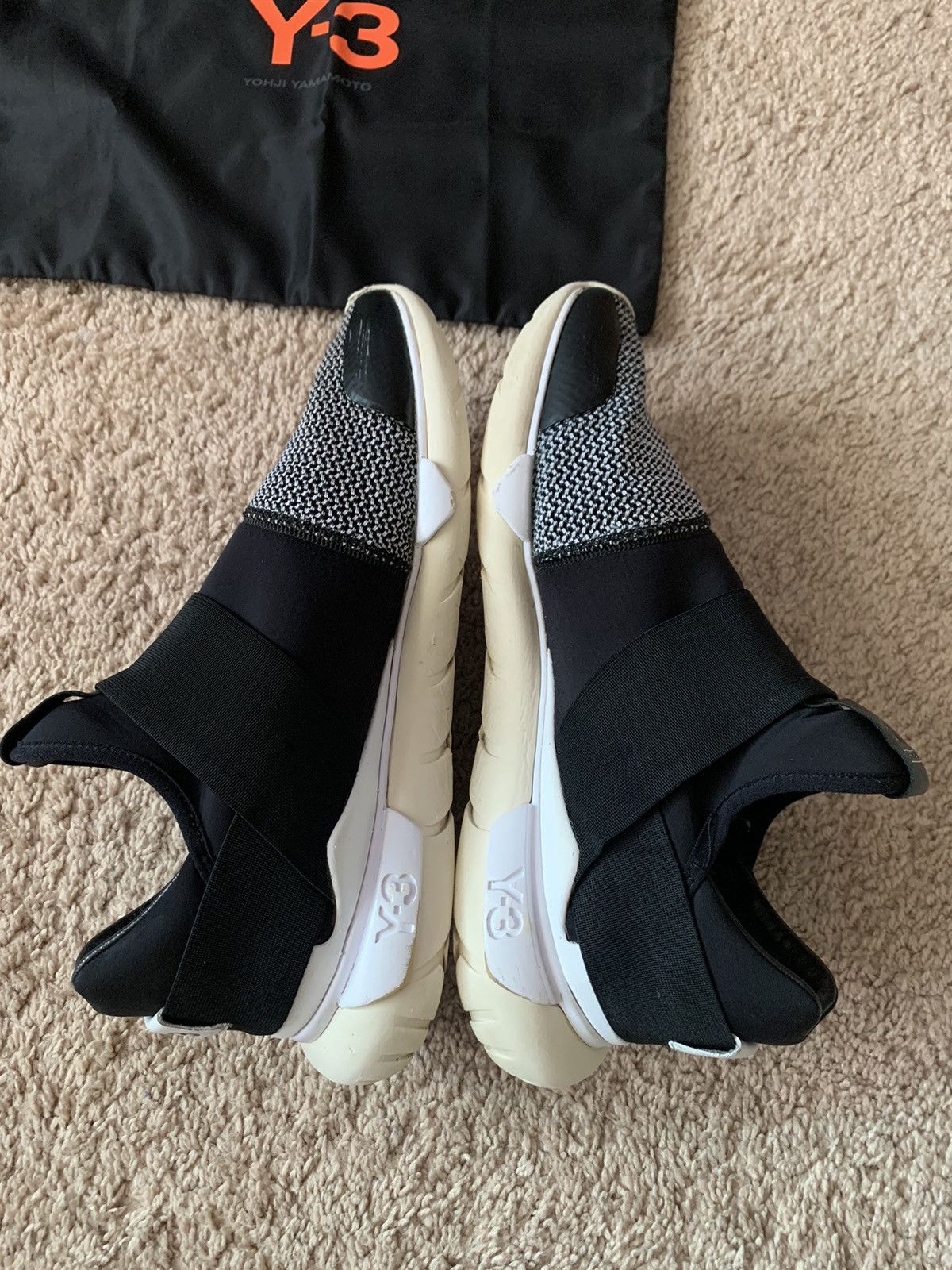 Y-3 Y-3 Qasa Low II Black White 2014 Size US 10.5 / EU 43-44 - 6 Thumbnail
