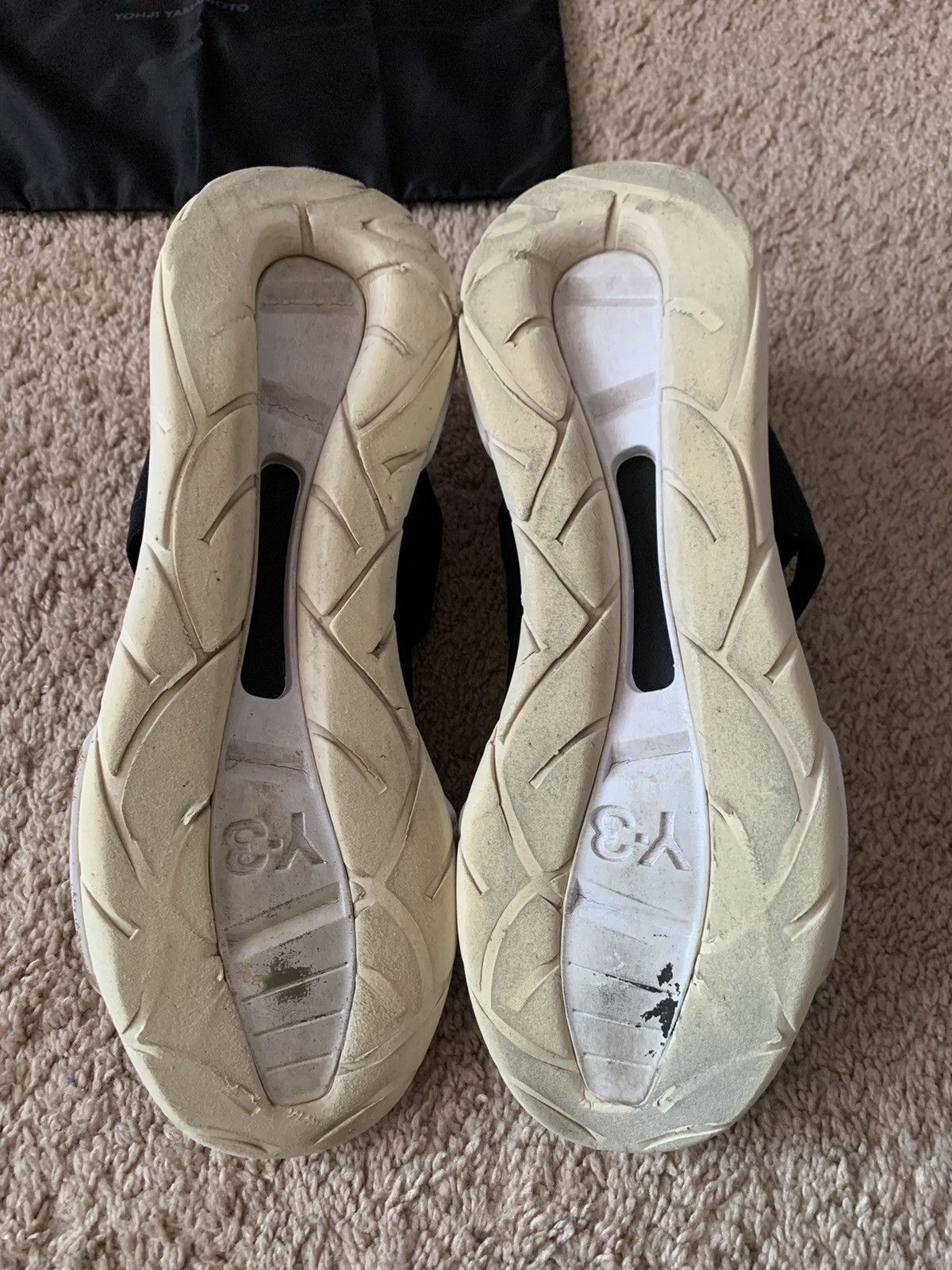 Y-3 Y-3 Qasa Low II Black White 2014 Size US 10.5 / EU 43-44 - 7 Thumbnail