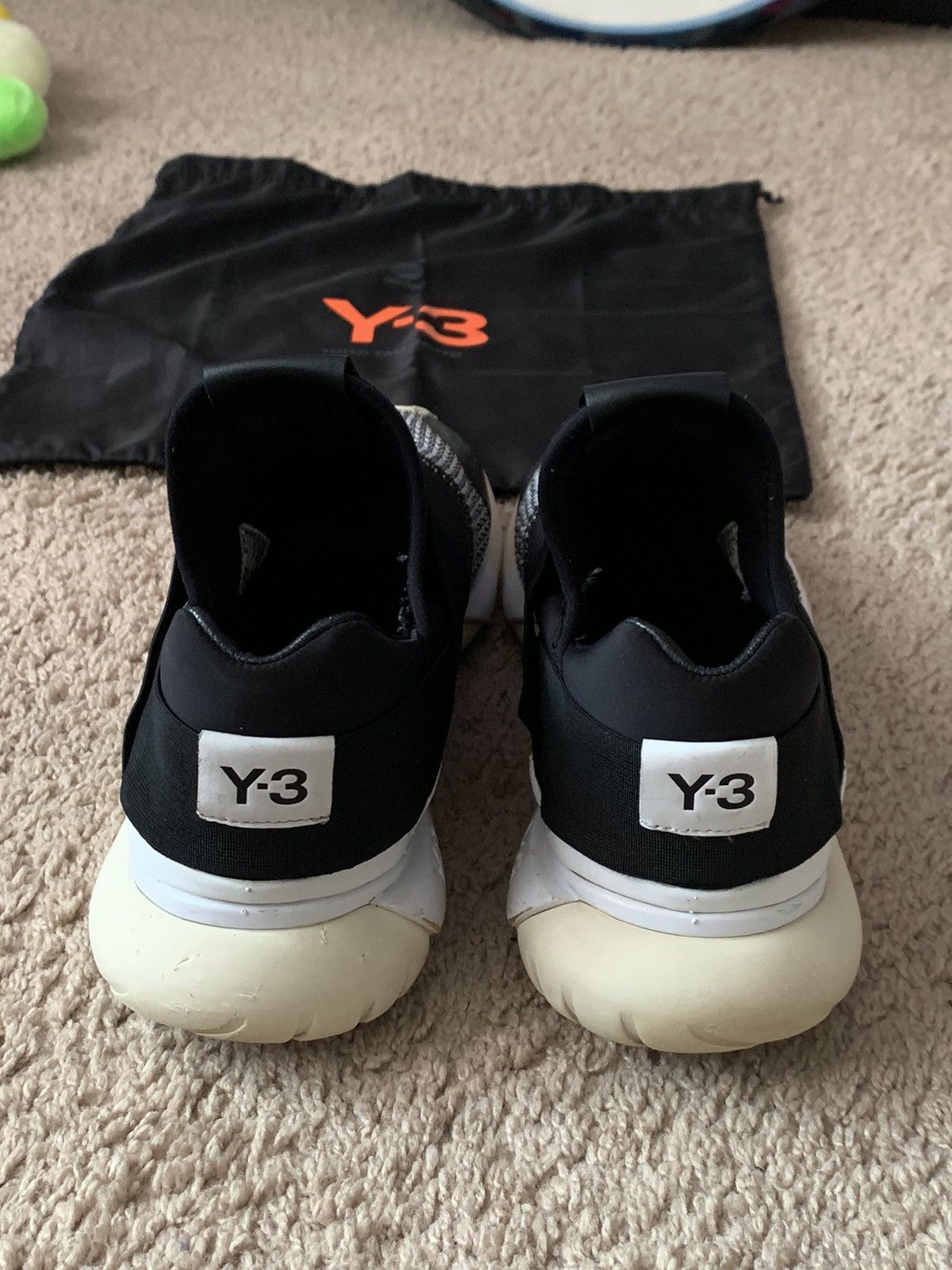 Y-3 Y-3 Qasa Low II Black White 2014 Size US 10.5 / EU 43-44 - 4 Thumbnail