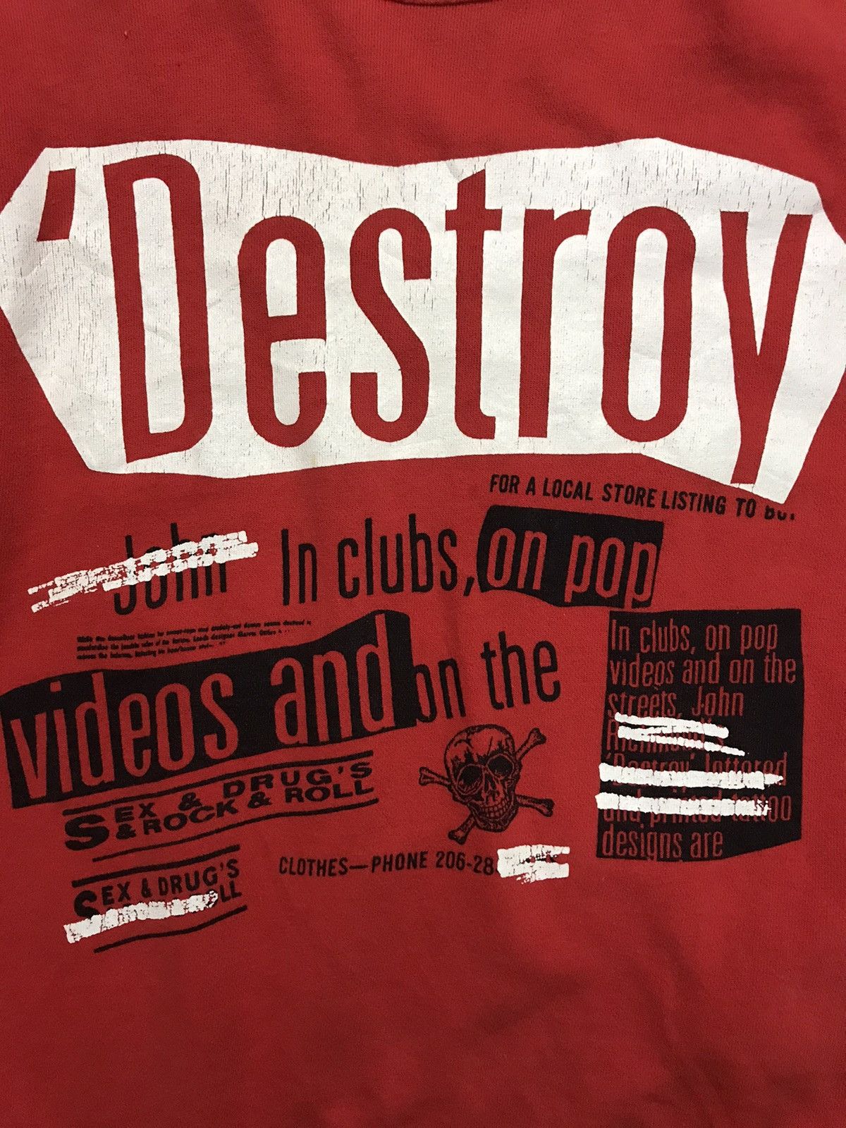 Vintage Vintage Gypsy Riot Destroy Sex & Drugs & Rock And Roll Size US S / EU 44-46 / 1 - 6 Thumbnail