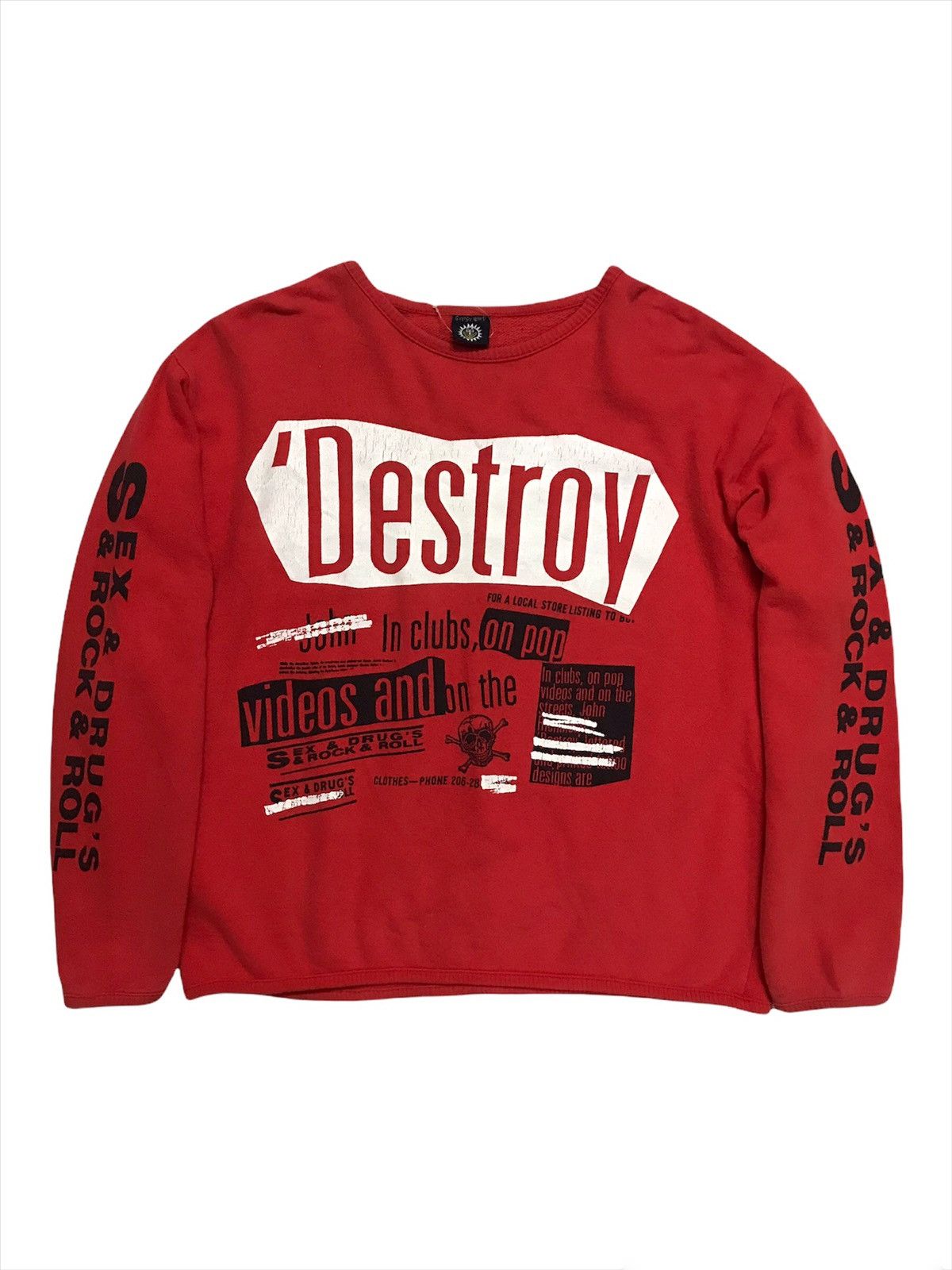 Vintage Vintage Gypsy Riot Destroy Sex & Drugs & Rock And Roll Size US S / EU 44-46 / 1 - 1 Thumbnail
