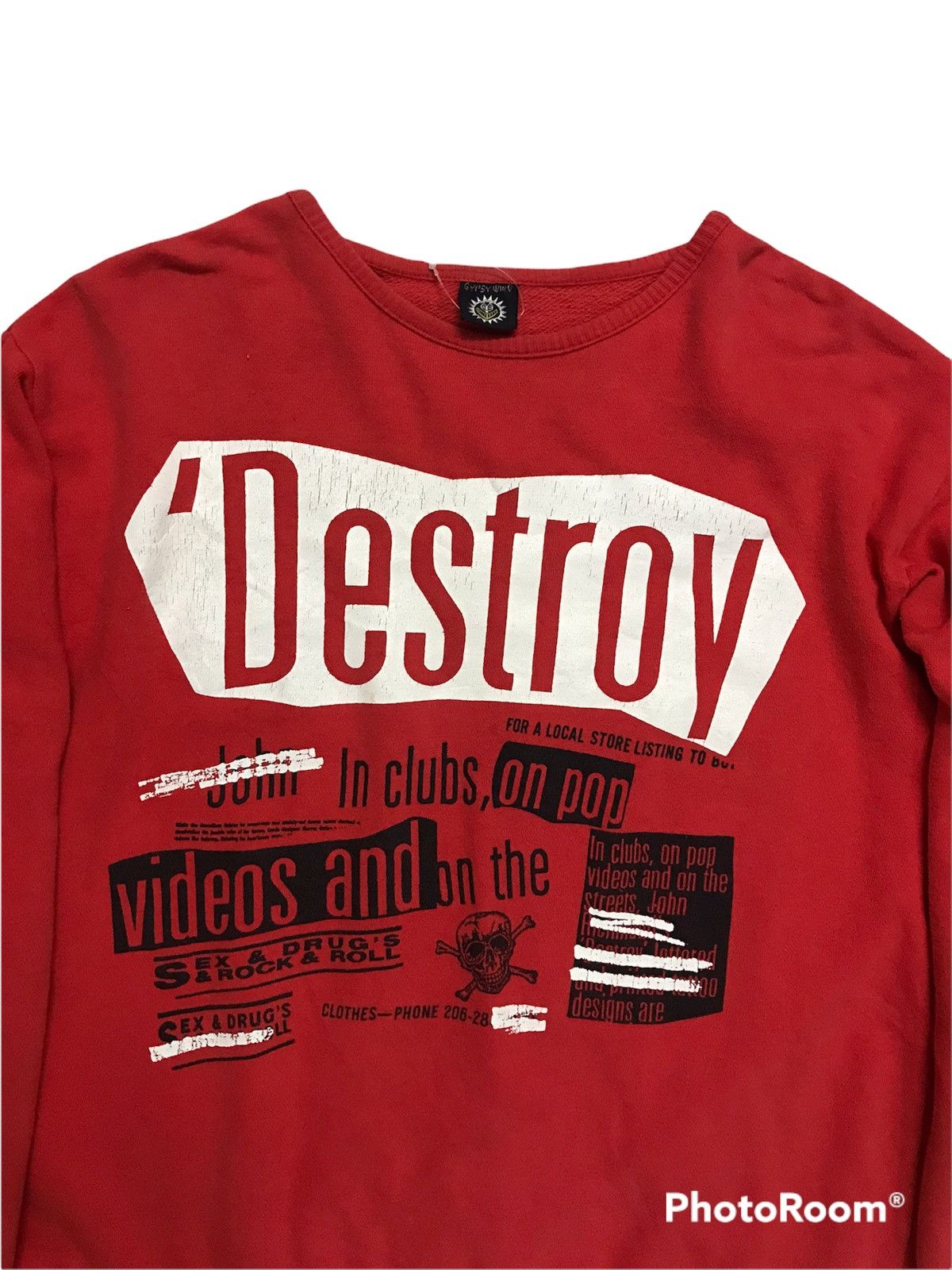 Vintage Vintage Gypsy Riot Destroy Sex & Drugs & Rock And Roll Size US S / EU 44-46 / 1 - 5 Thumbnail