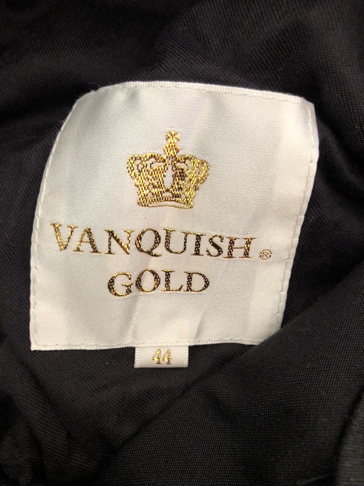 Vanquish Vanquish Gold Japan StretchBlack Crop Cargo Flare Trouser Size US 29 - 14 Thumbnail