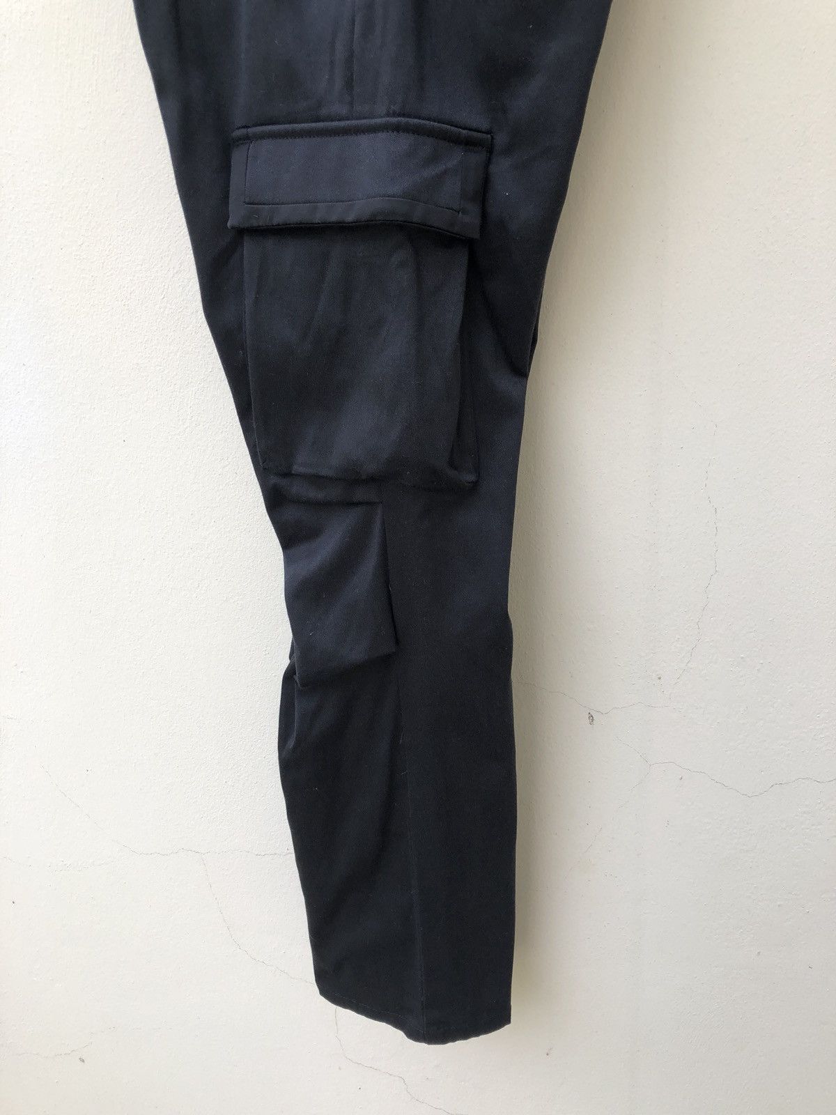 Vanquish Vanquish Gold Japan StretchBlack Crop Cargo Flare Trouser Size US 29 - 13 Thumbnail