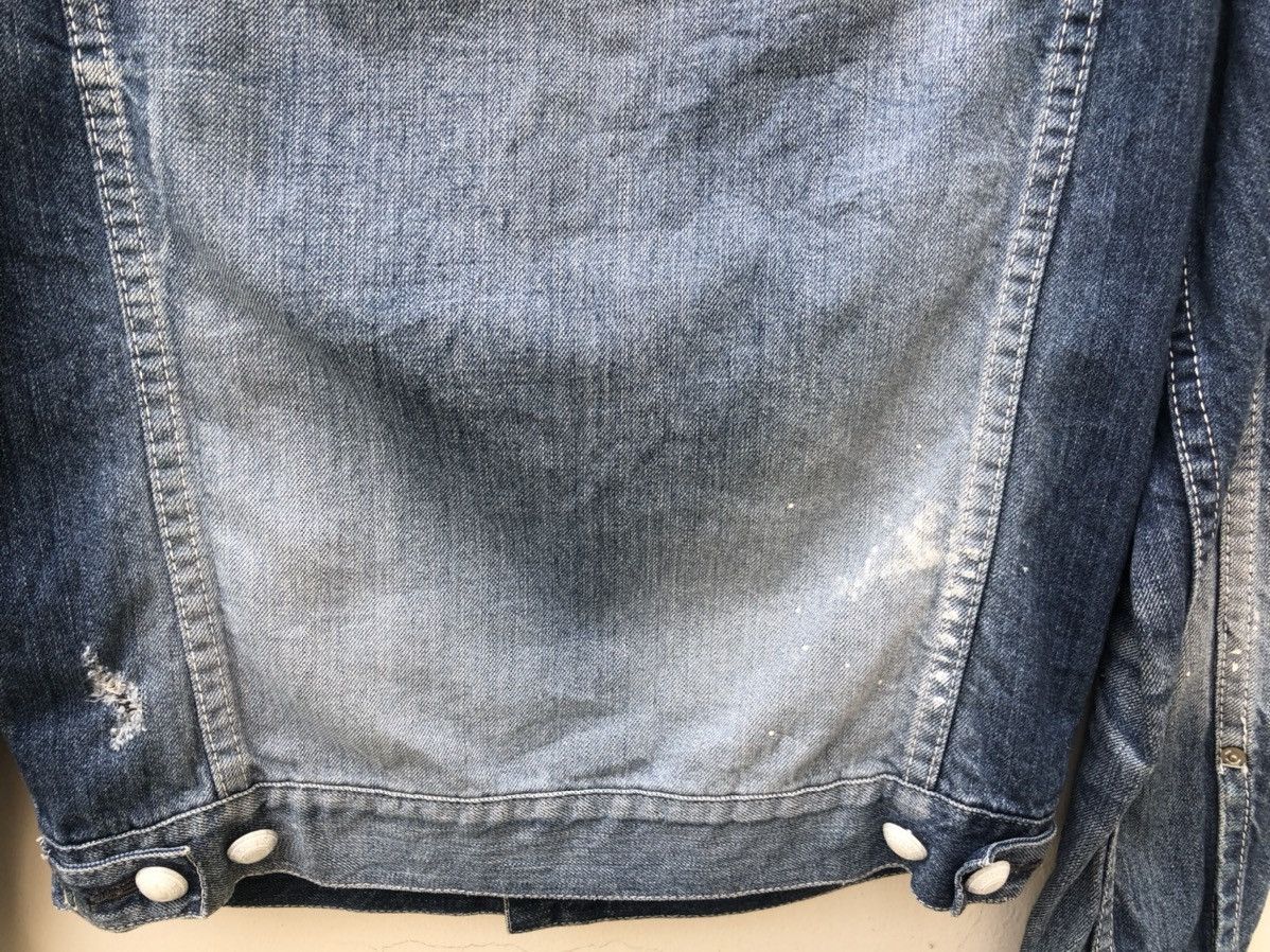 Hiroshi Fujiwara Vanquish Japan Distressed Dirty Denim Type 2 Jacket Size US S / EU 44-46 / 1 - 14 Thumbnail