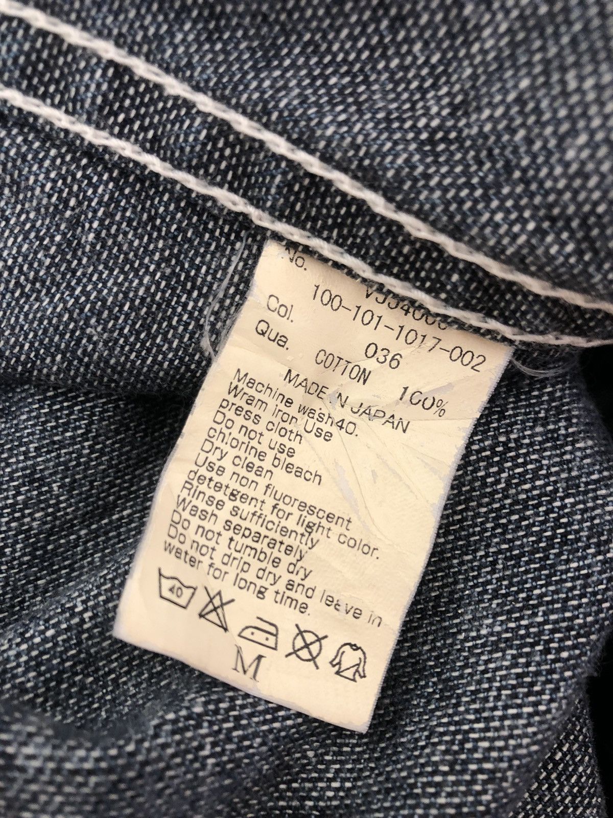 Hiroshi Fujiwara Vanquish Japan Distressed Dirty Denim Type 2 Jacket Size US S / EU 44-46 / 1 - 22 Thumbnail