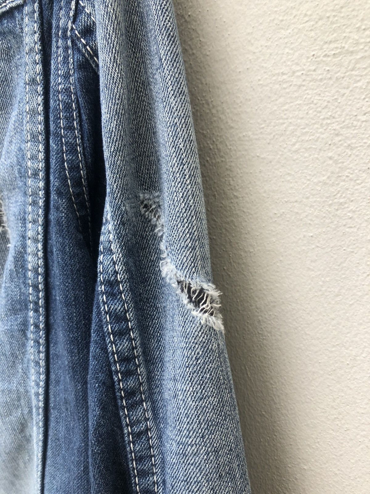 Hiroshi Fujiwara Vanquish Japan Distressed Dirty Denim Type 2 Jacket Size US S / EU 44-46 / 1 - 16 Thumbnail