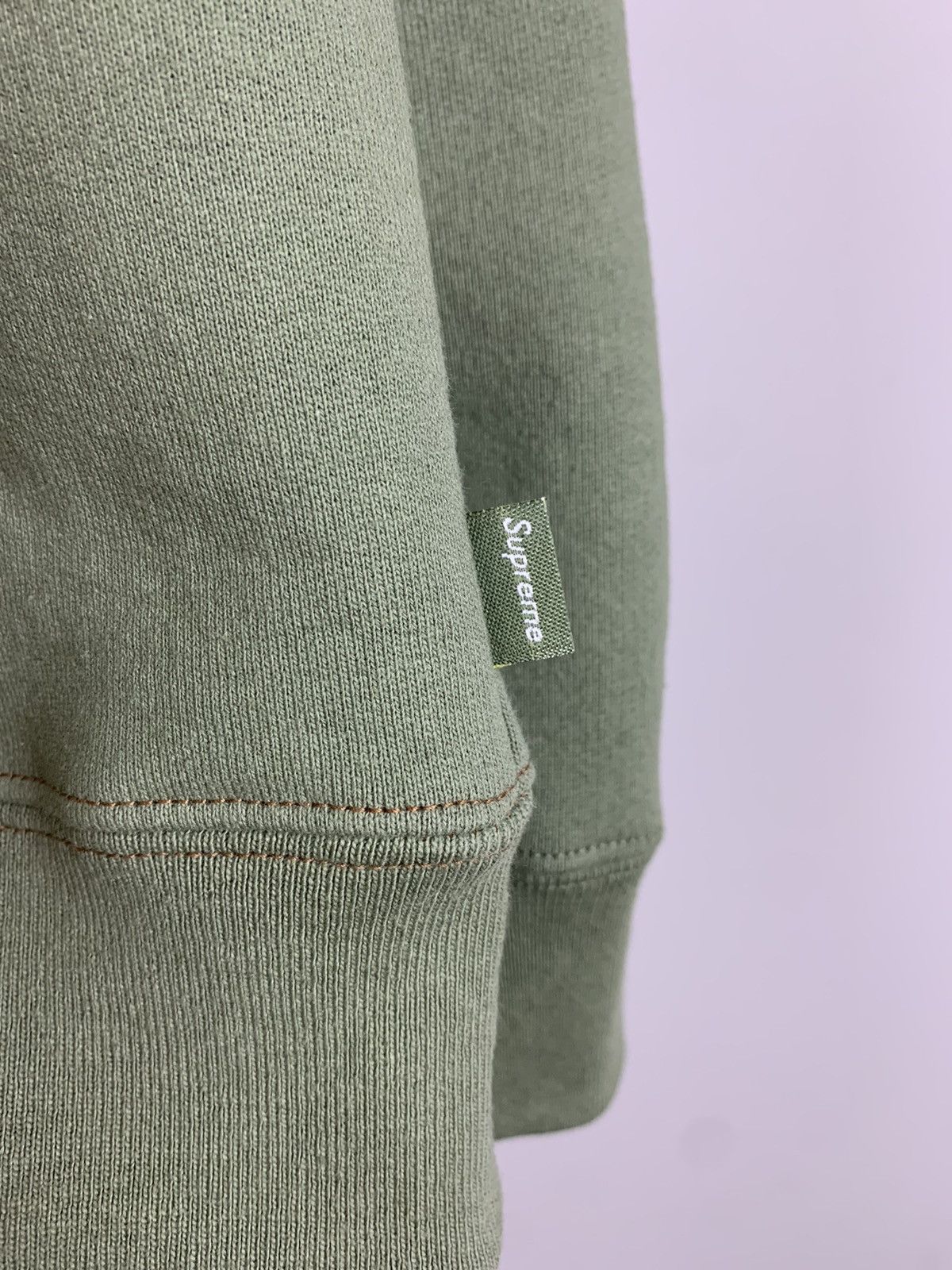 Supreme 2018 Supreme Split Crewneck Sweatshirt Olive Brown Medium Size US M / EU 48-50 / 2 - 6 Thumbnail