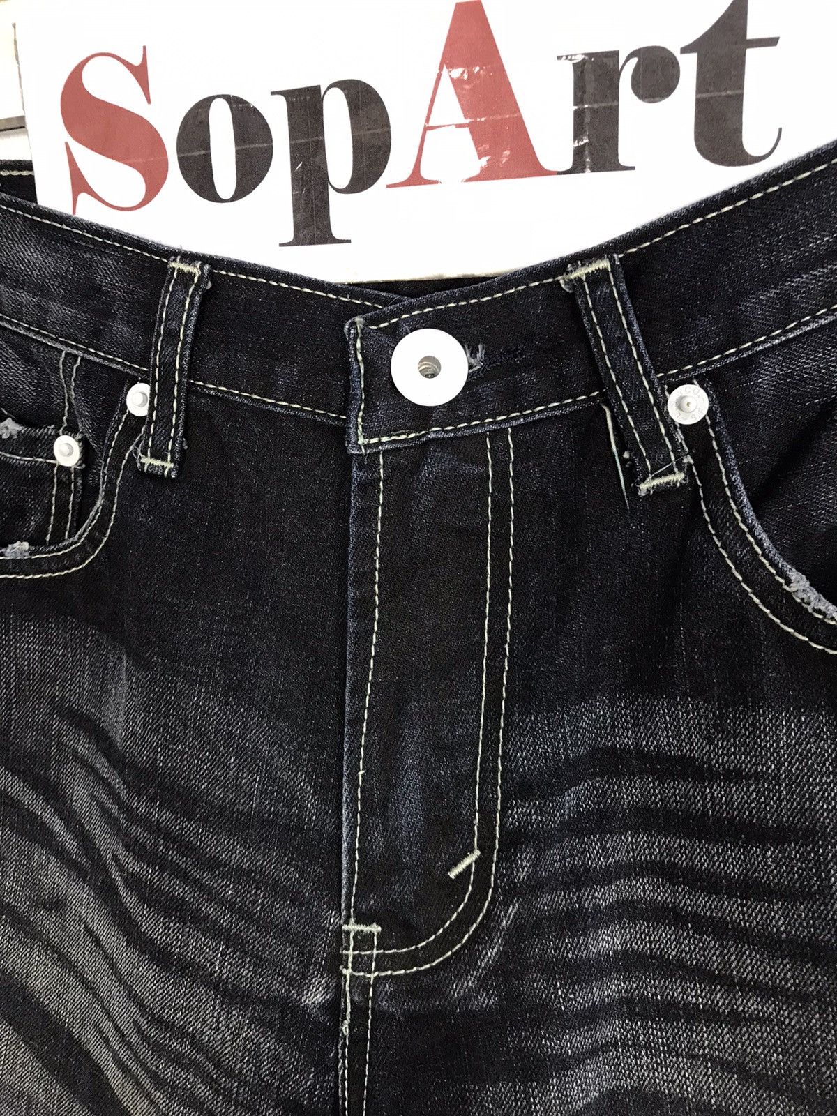 Japanese Brand × Levi's Vintage Levi’s Strauss & Co Black Colour Zipper Jeans Style Size US 30 / EU 46 - 6 Thumbnail