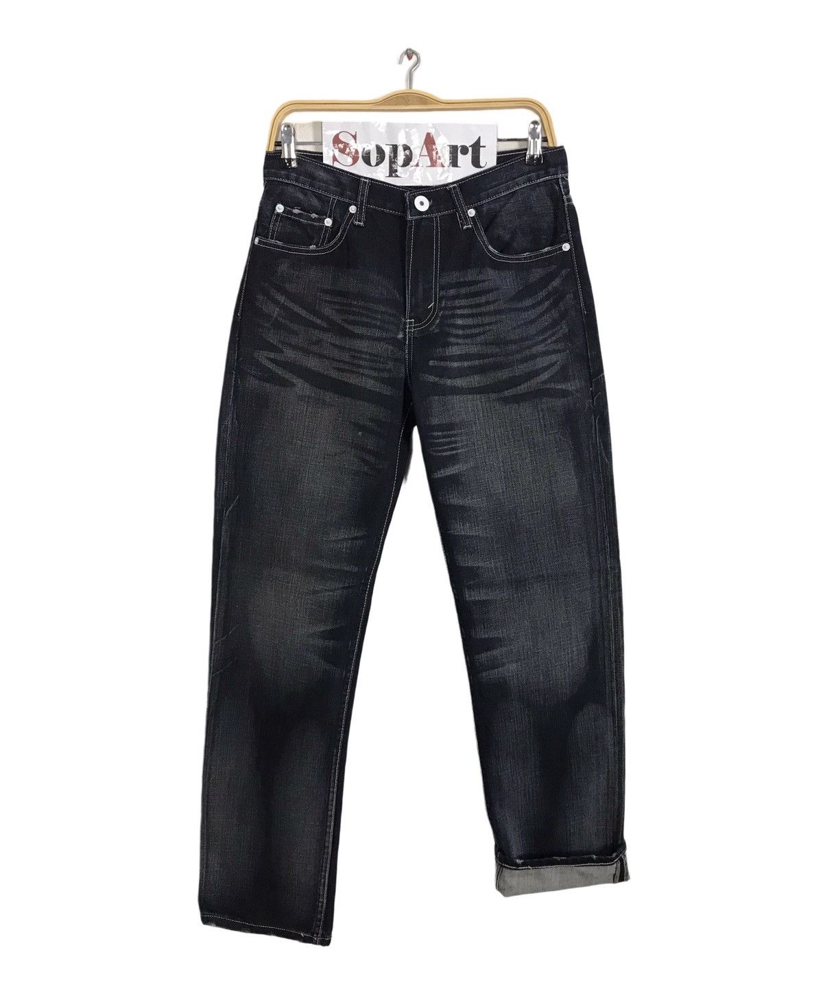 Japanese Brand × Levi's Vintage Levi’s Strauss & Co Black Colour Zipper Jeans Style Size US 30 / EU 46 - 1 Thumbnail