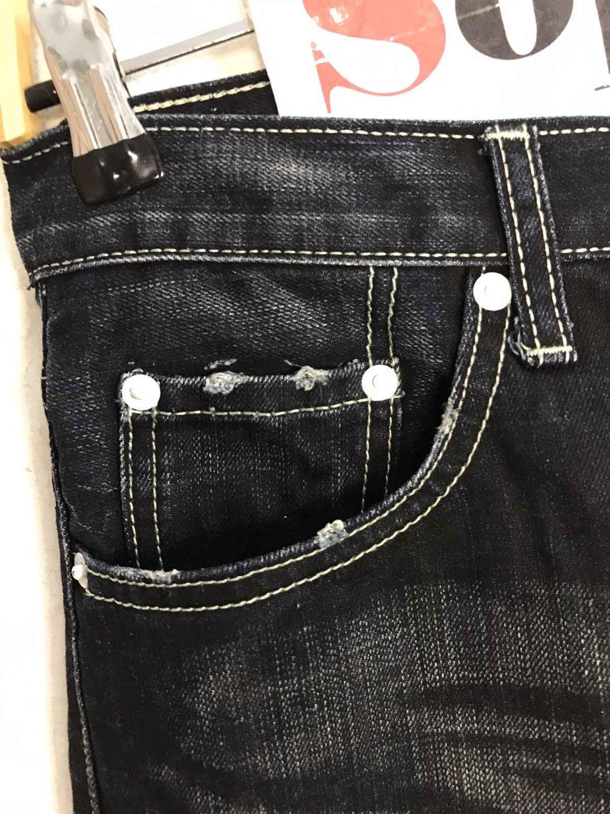 Japanese Brand × Levi's Vintage Levi’s Strauss & Co Black Colour Zipper Jeans Style Size US 30 / EU 46 - 7 Thumbnail