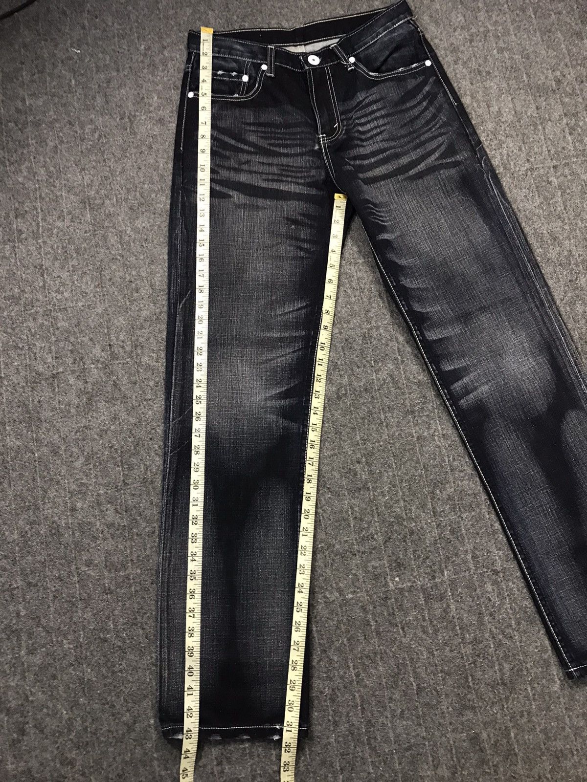 Japanese Brand × Levi's Vintage Levi’s Strauss & Co Black Colour Zipper Jeans Style Size US 30 / EU 46 - 19 Thumbnail