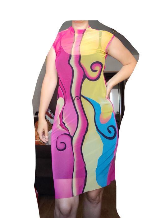 Vintage Vintage Mesh dress like Jean Paul Gaultier Grailed