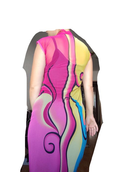 Vintage Vintage Mesh dress like Jean Paul Gaultier Grailed