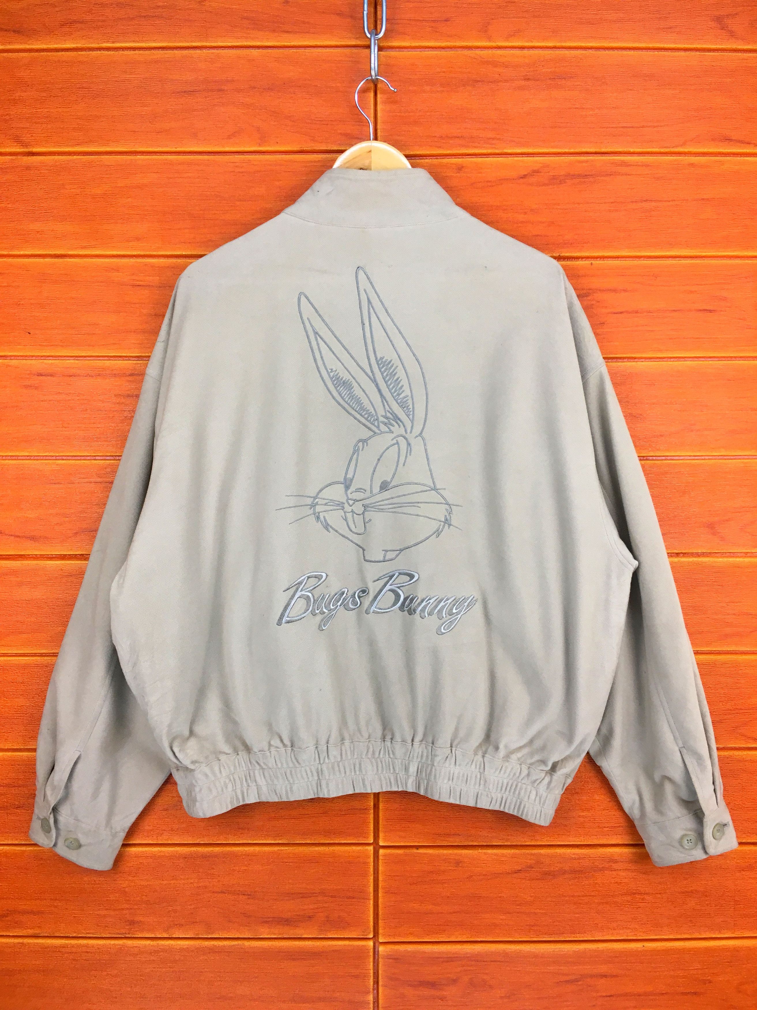 Cartoon Network Vintage 90s BUGS BUNNY Pia Sports Embroidered Jacket Size US L / EU 52-54 / 3 - 2 Thumbnail