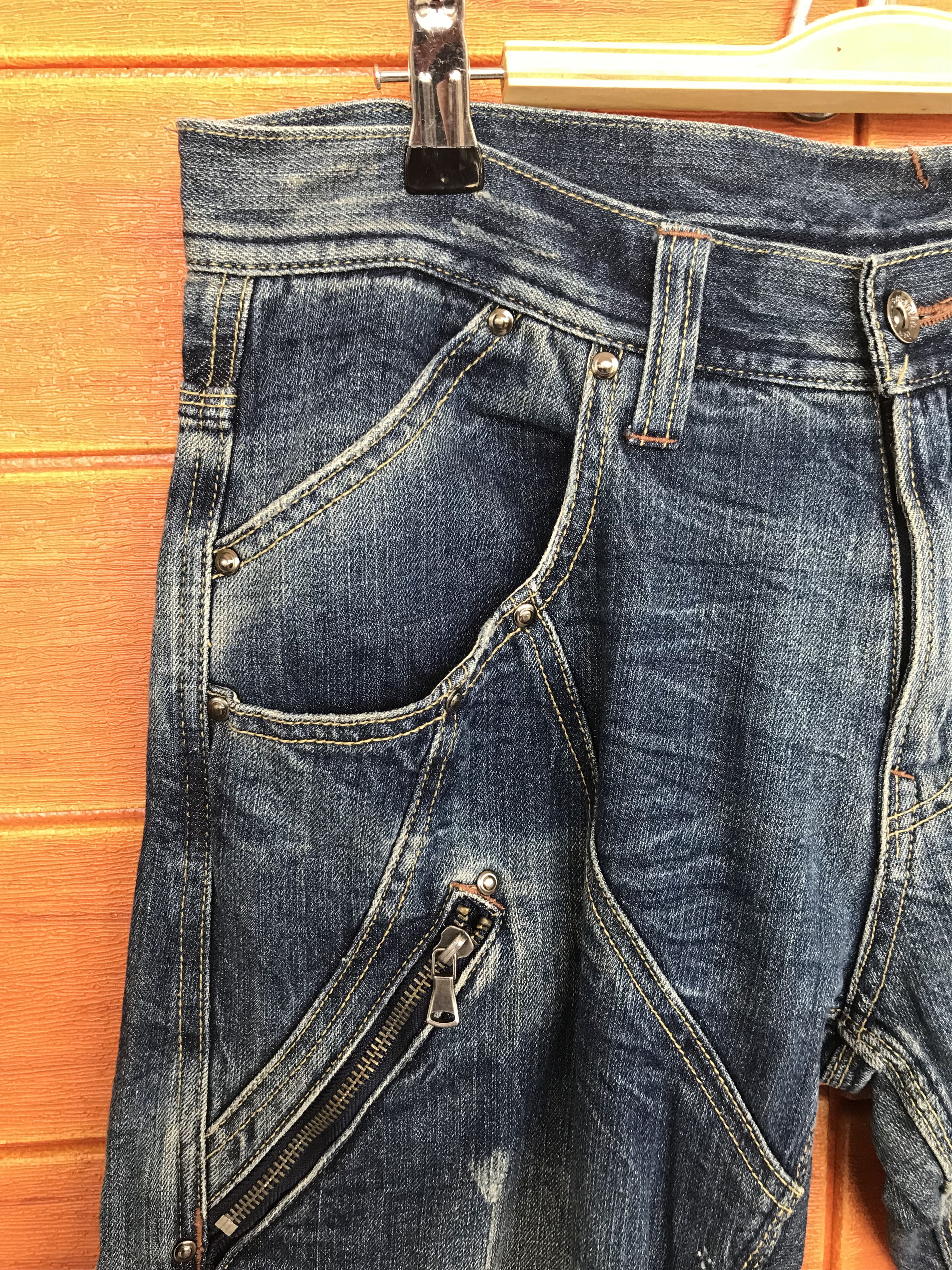 semanticdesign Flare Jeans Cut & Sew Semantic Design Denim Nice Design Size US 32 / EU 48 - 6 Thumbnail