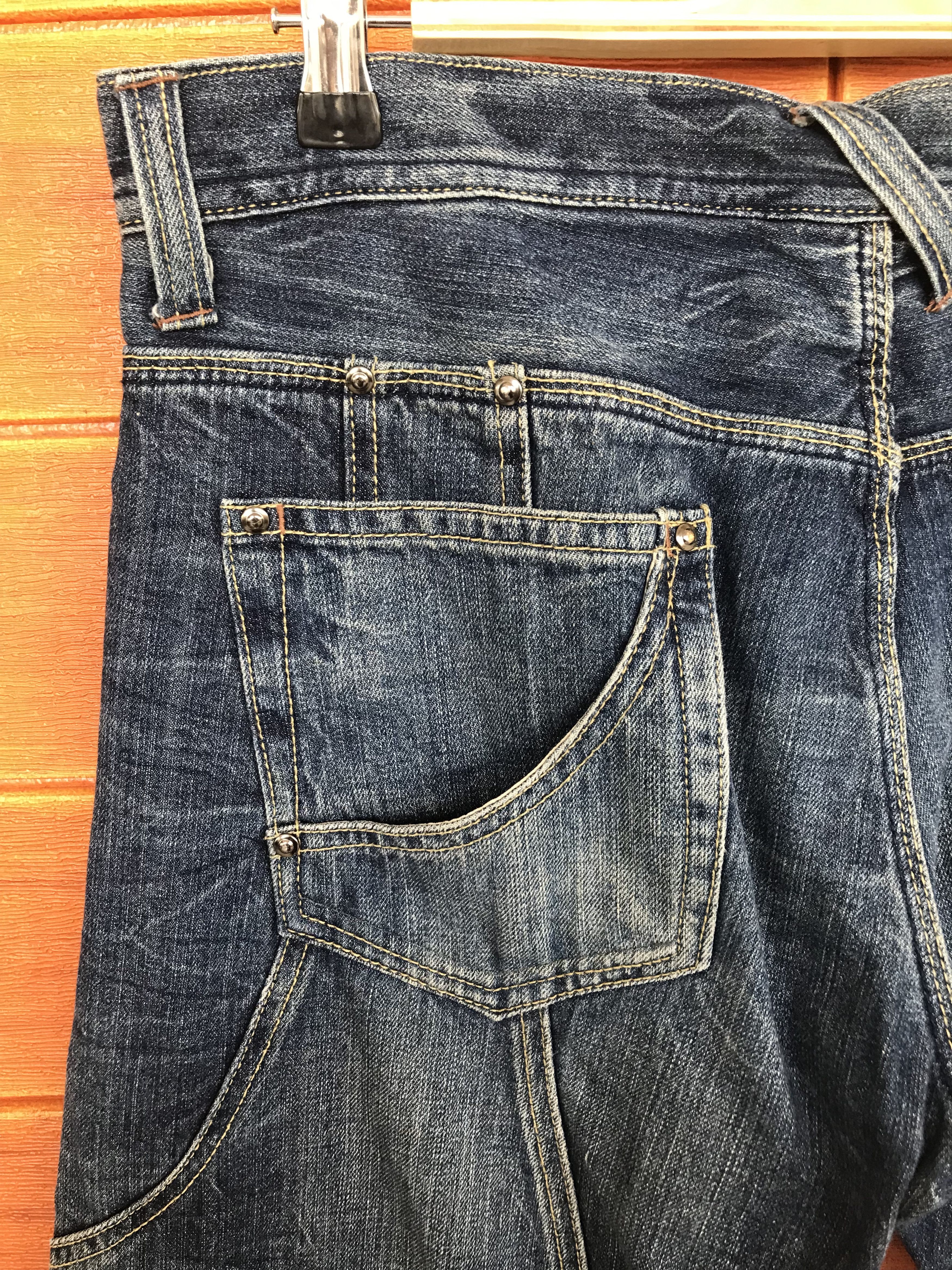 semanticdesign Flare Jeans Cut & Sew Semantic Design Denim Nice Design Size US 32 / EU 48 - 14 Thumbnail