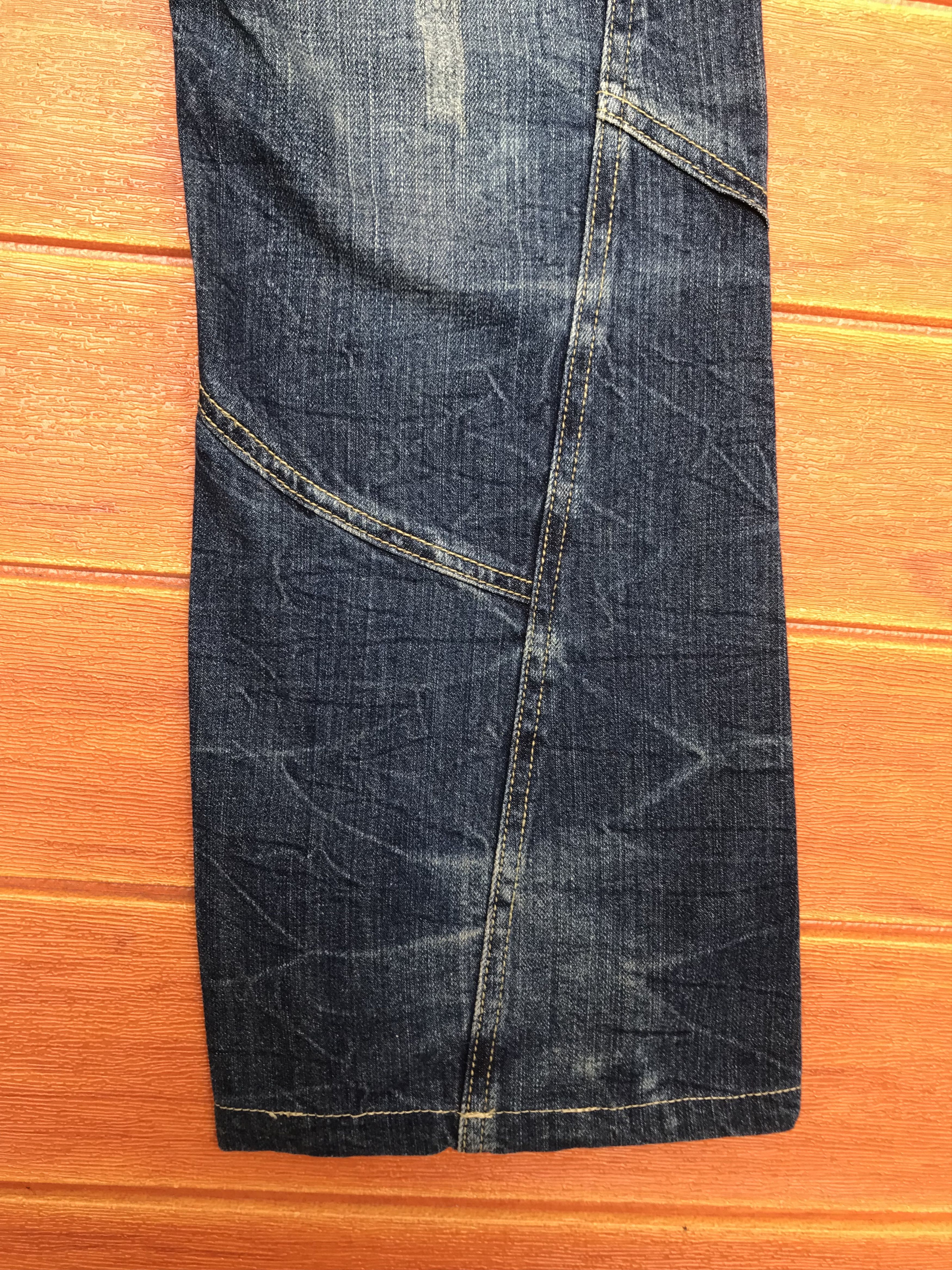 semanticdesign Flare Jeans Cut & Sew Semantic Design Denim Nice Design Size US 32 / EU 48 - 8 Thumbnail