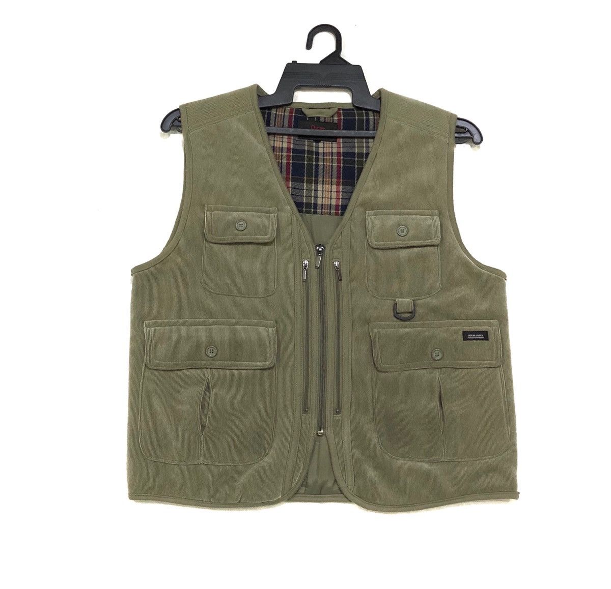 Japanese Brand Oscar Jones Conduray Multi Pocket Vest Jacket Size US S / EU 44-46 / 1 - 1 Thumbnail