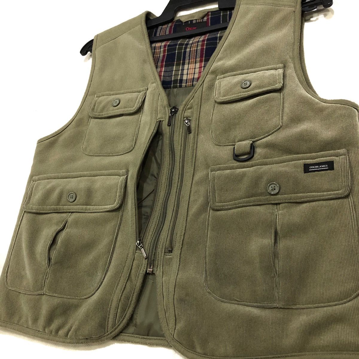 Japanese Brand Oscar Jones Conduray Multi Pocket Vest Jacket Size US S / EU 44-46 / 1 - 4 Thumbnail