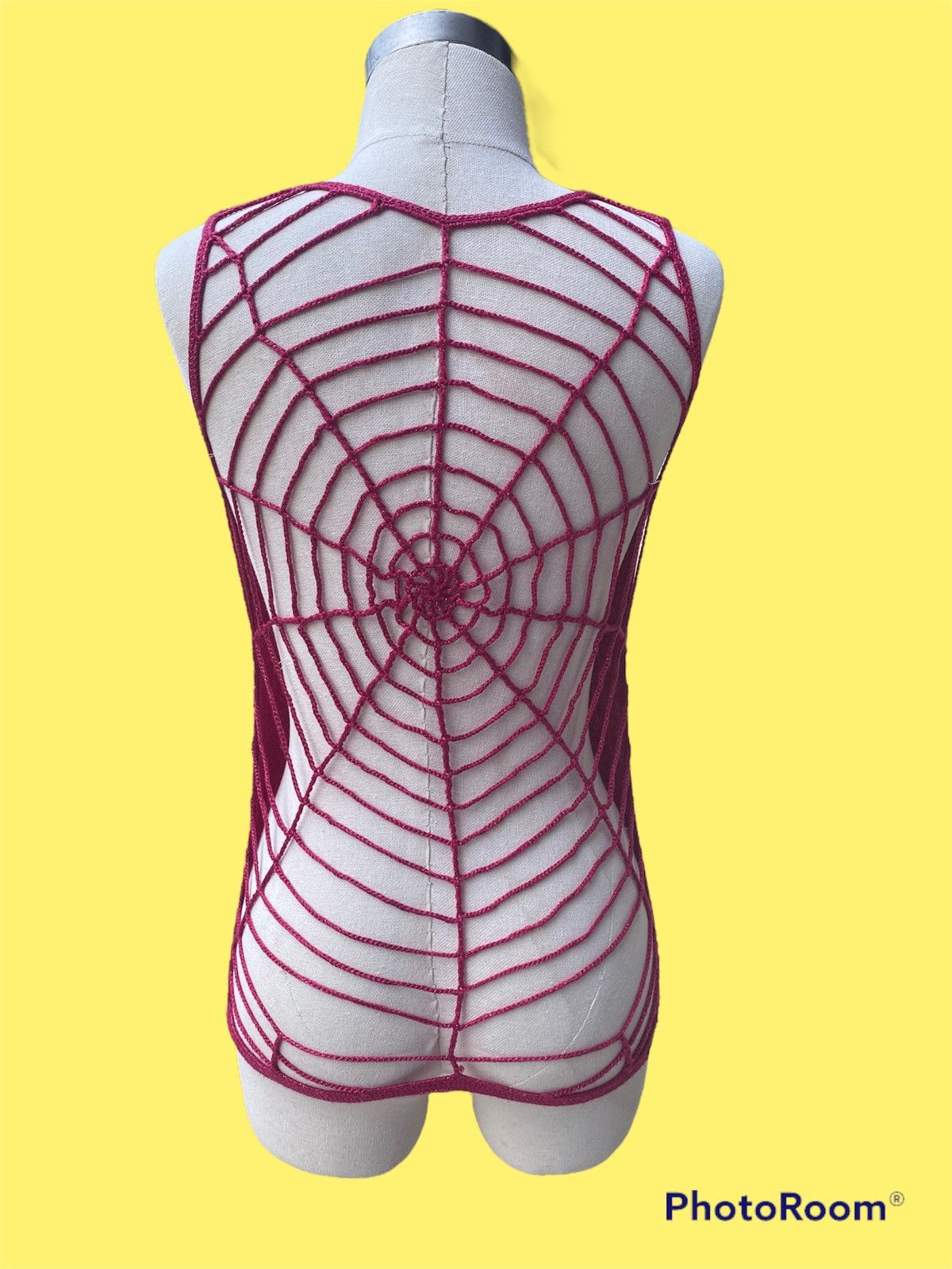 image of Hysteric Glamour x Vintage Spider Web in Bright Pink, Women's (Size Medium)