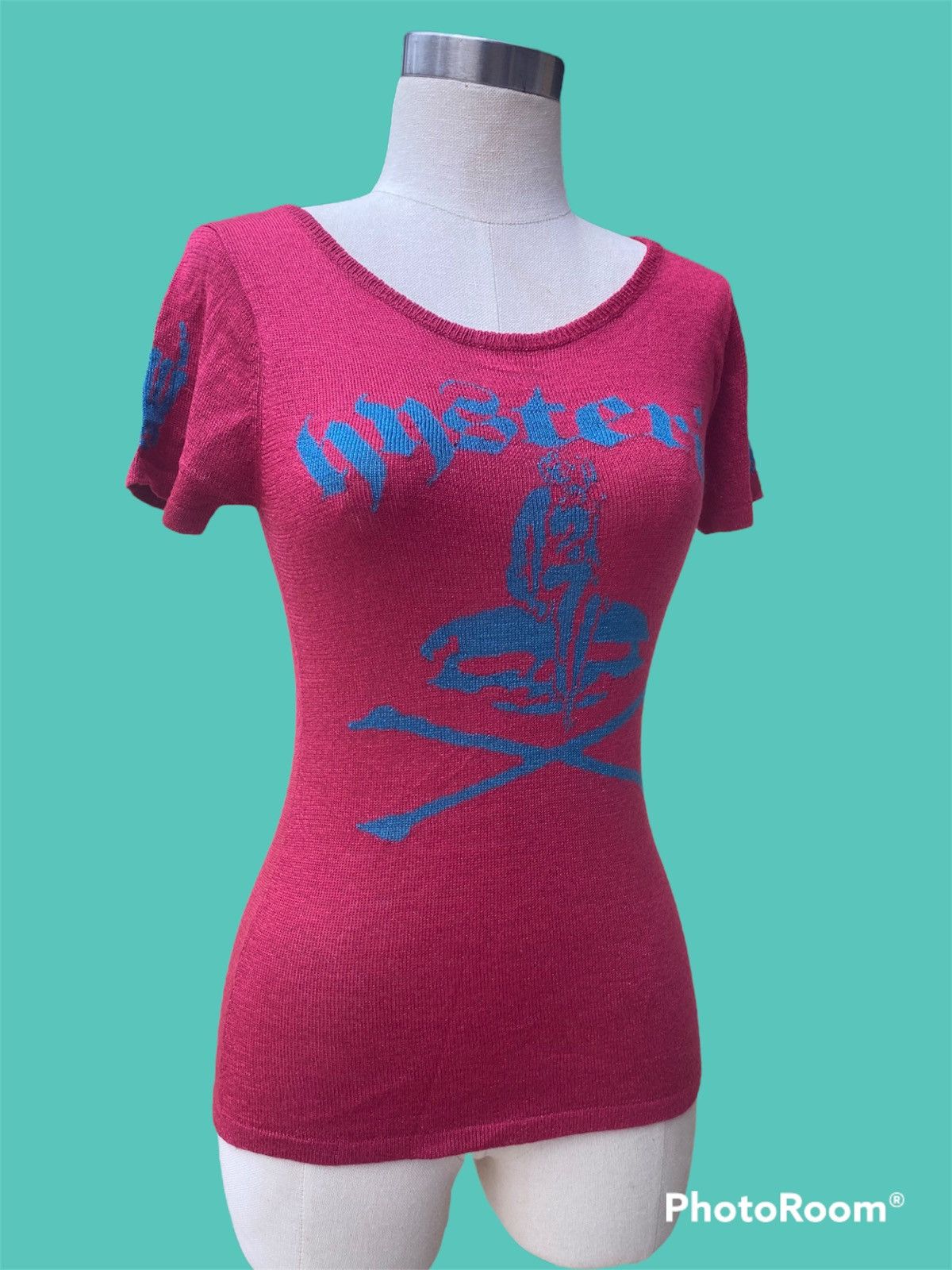 image of Hysteric Glamour x Vintage Bad Girl Logo in Bright Pink, Women's (Size Small)