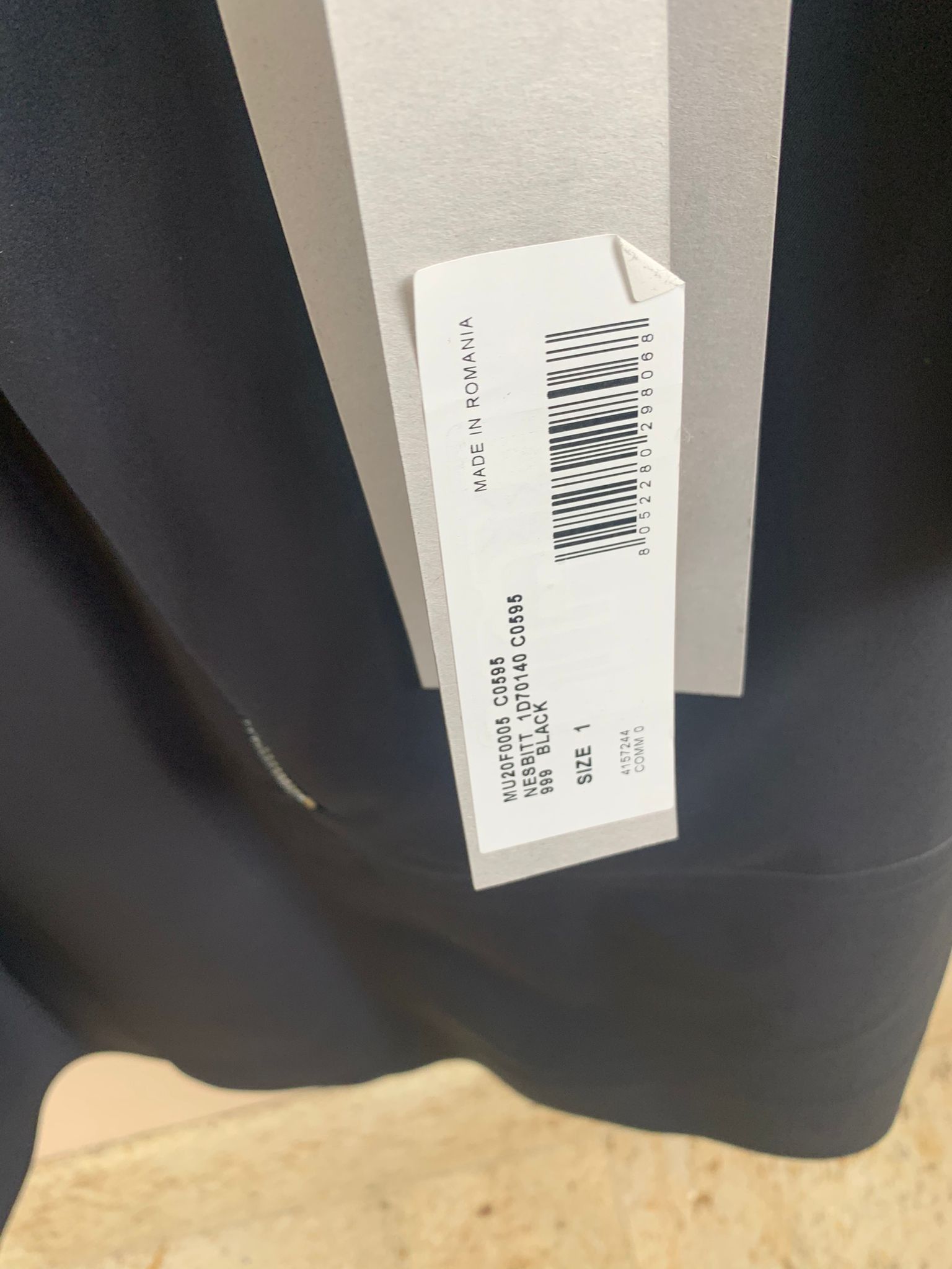 Moncler × Rick Owens FW20 Nesbitt Parka Jacket in Black Size US S / EU 44-46 / 1 - 3 Thumbnail