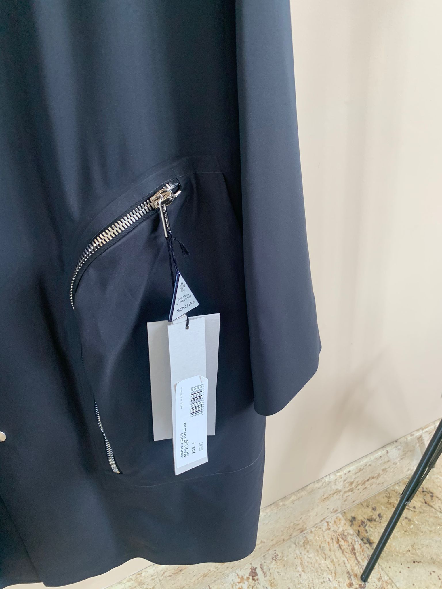 Moncler × Rick Owens FW20 Nesbitt Parka Jacket in Black Size US S / EU 44-46 / 1 - 9 Thumbnail