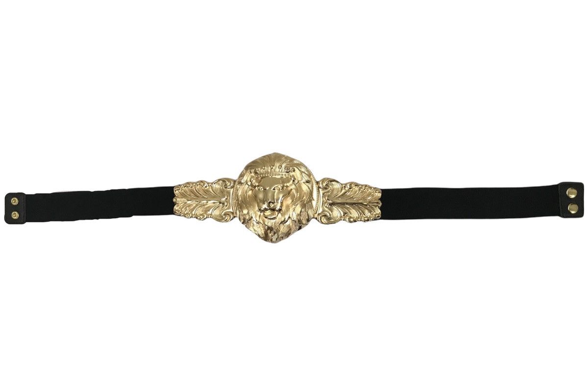 Vintage Lion Buckles Belt Size ONE SIZE - 4 Thumbnail